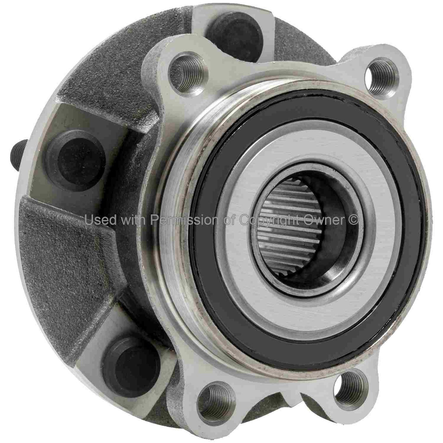 Back View of Front Wheel Bearing and Hub Assembly MPA WH513258