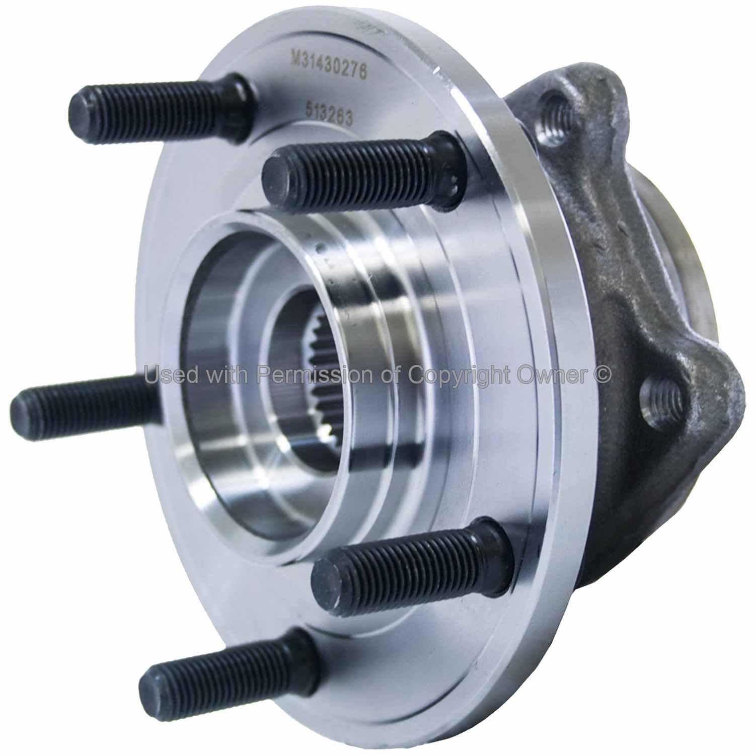 Angle View of Front Wheel Bearing and Hub Assembly MPA WH513263