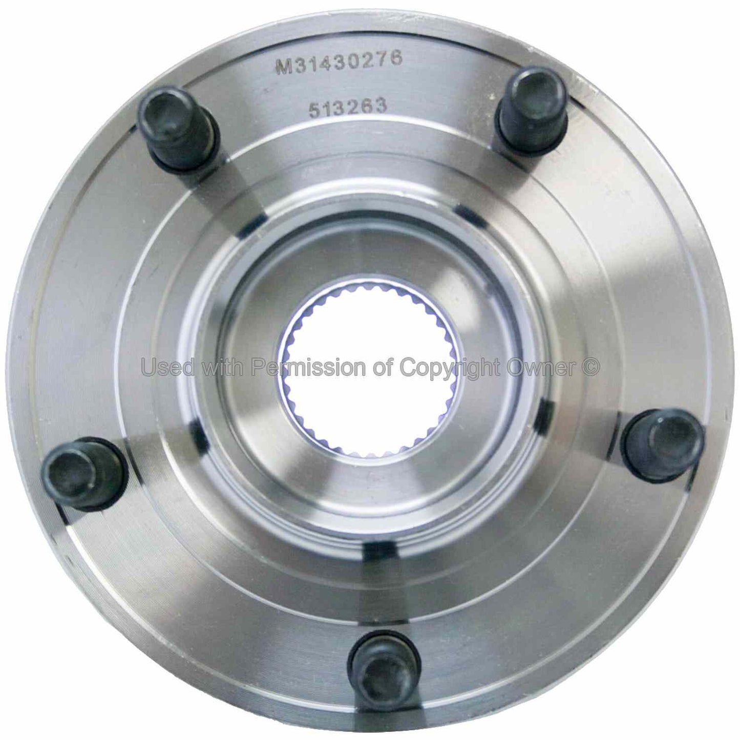 Front View of Front Wheel Bearing and Hub Assembly MPA WH513263