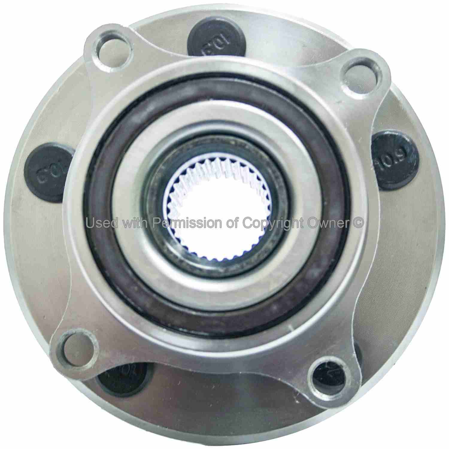 Back View of Front Wheel Bearing and Hub Assembly MPA WH513267