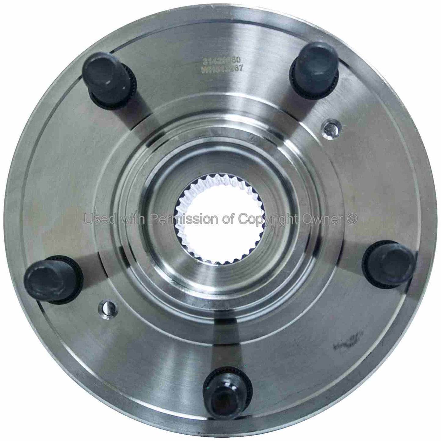 Front View of Front Wheel Bearing and Hub Assembly MPA WH513267