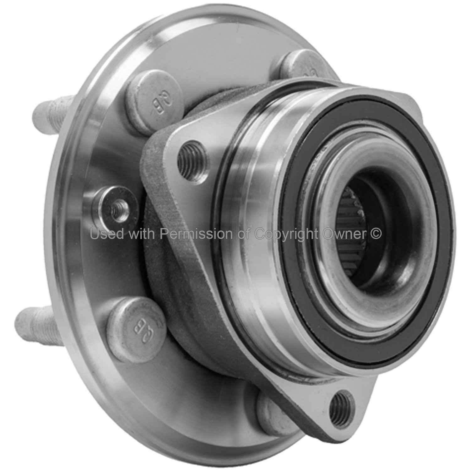 Back View of Rear Wheel Bearing and Hub Assembly MPA WH513282