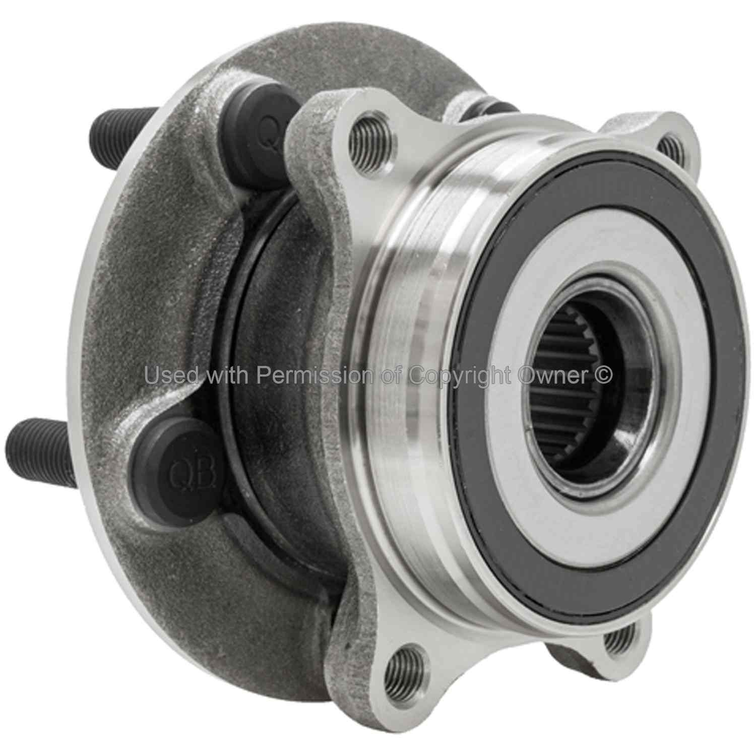 Back View of Front Wheel Bearing and Hub Assembly MPA WH513287