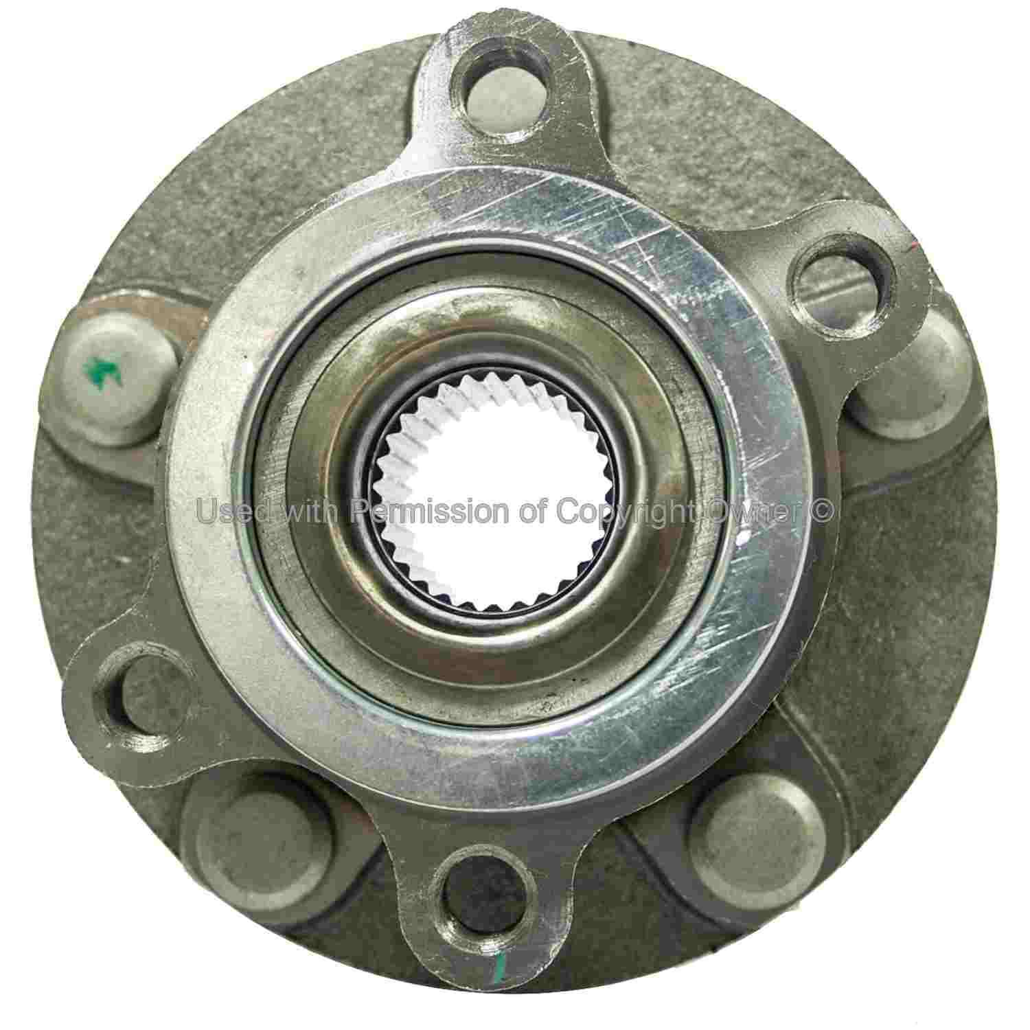 Back View of Front Wheel Bearing and Hub Assembly MPA WH513298