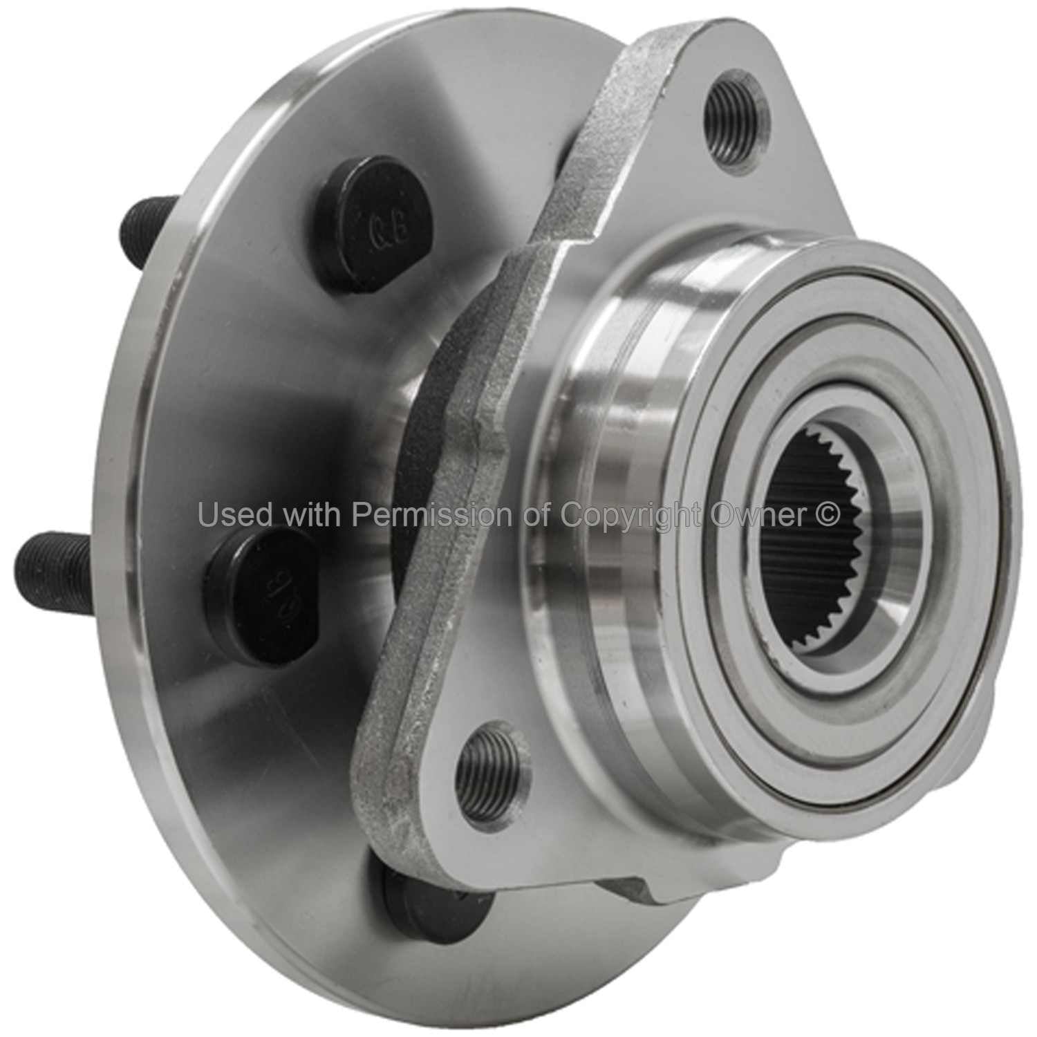 Back View of Front Wheel Bearing and Hub Assembly MPA WH515007