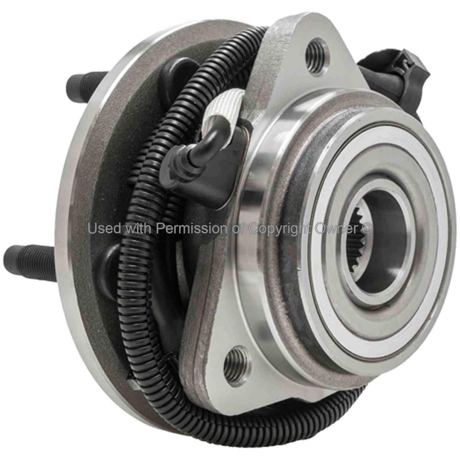 Back View of Front Wheel Bearing and Hub Assembly MPA WH515013