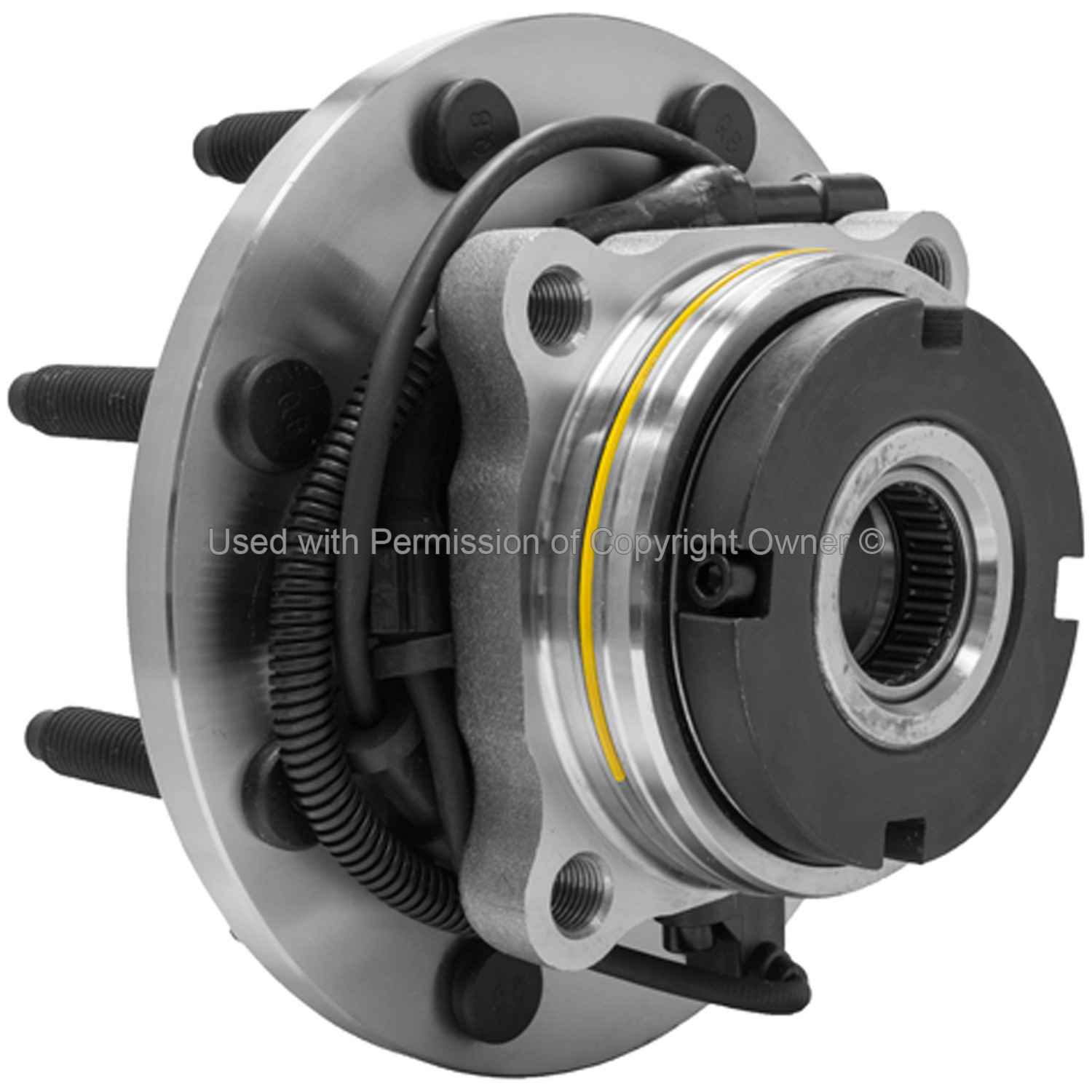 Back View of Front Wheel Bearing and Hub Assembly MPA WH515020