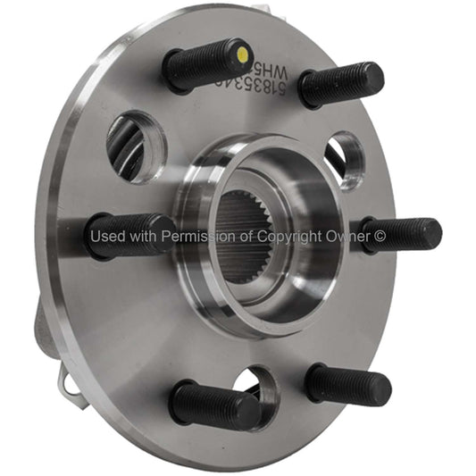 Angle View of Front Wheel Bearing and Hub Assembly MPA WH515024