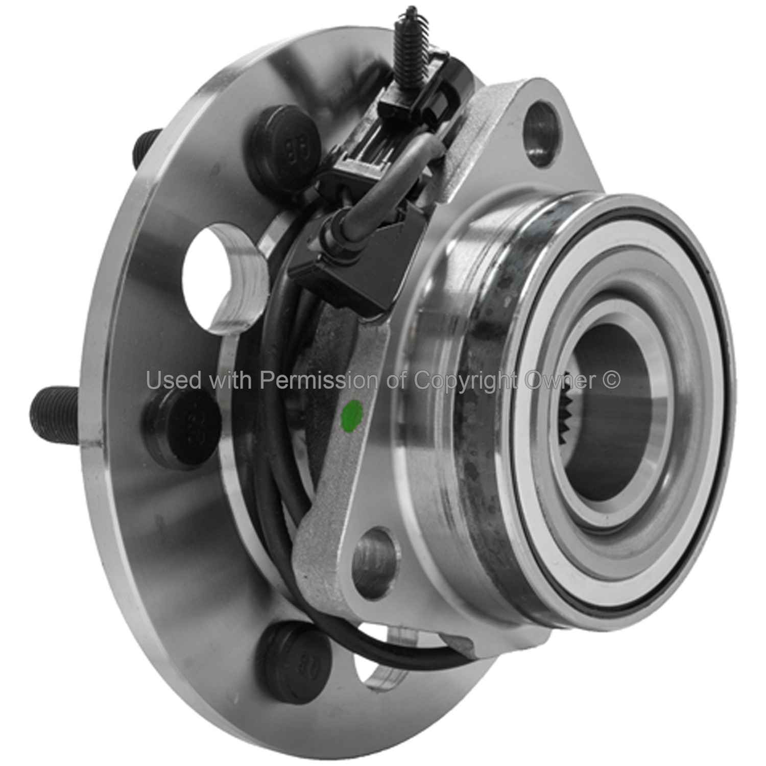 Back View of Front Wheel Bearing and Hub Assembly MPA WH515024