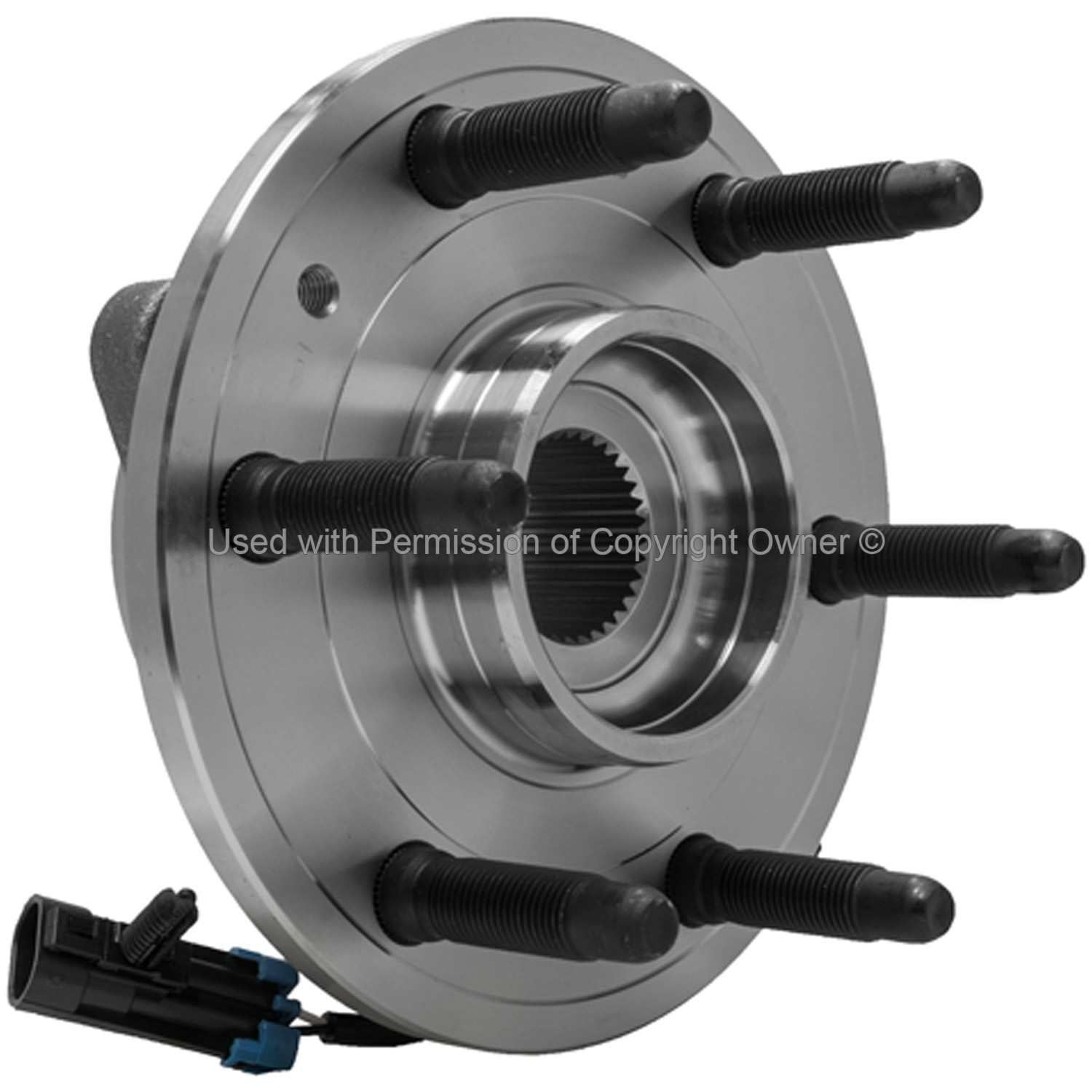 Angle View of Front Wheel Bearing and Hub Assembly MPA WH515036HD