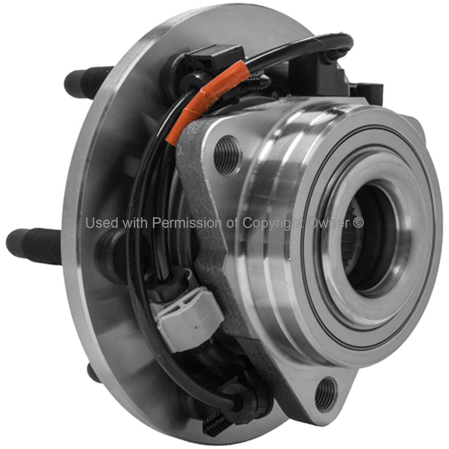 Back View of Front Wheel Bearing and Hub Assembly MPA WH515036HD