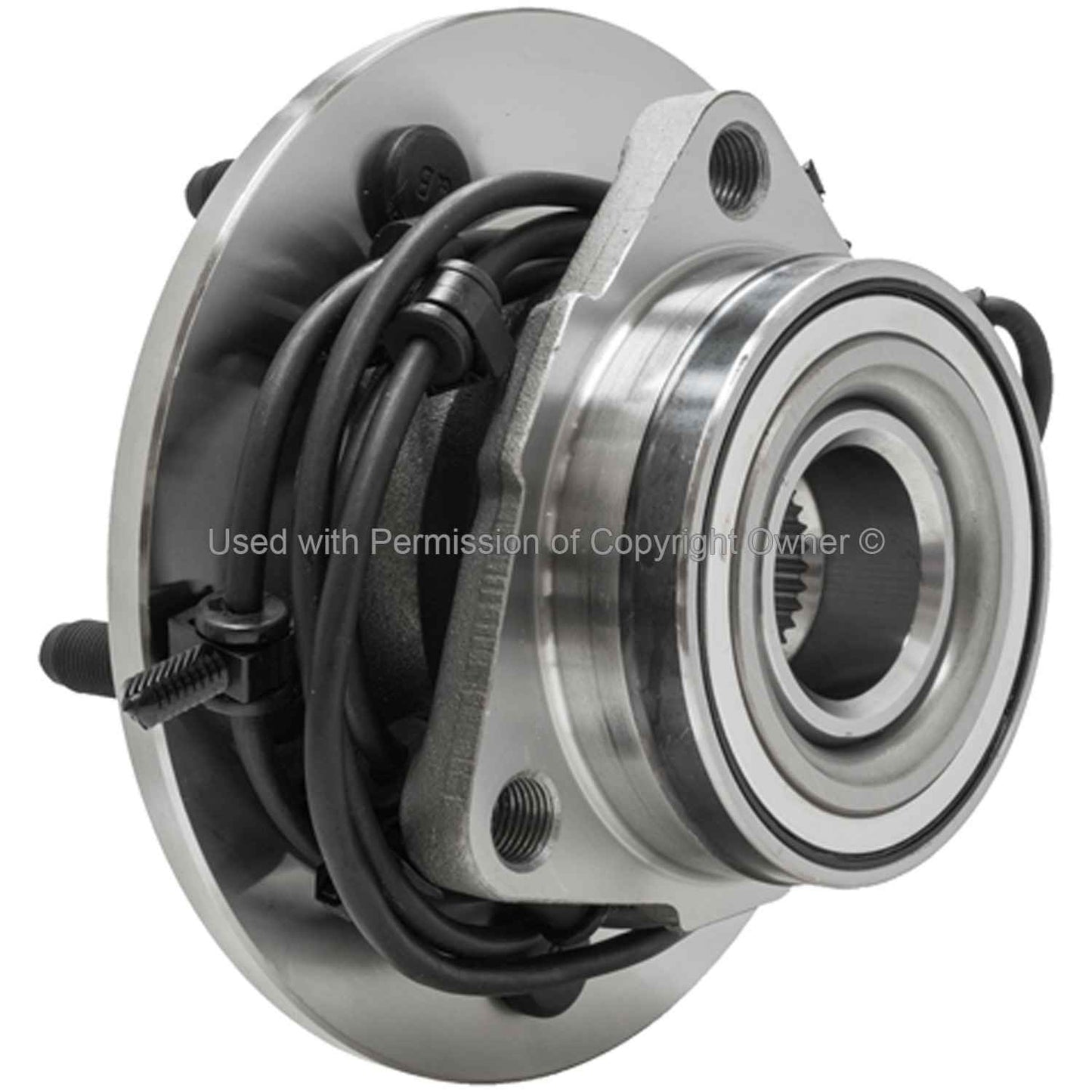 Back View of Front Wheel Bearing and Hub Assembly MPA WH515039