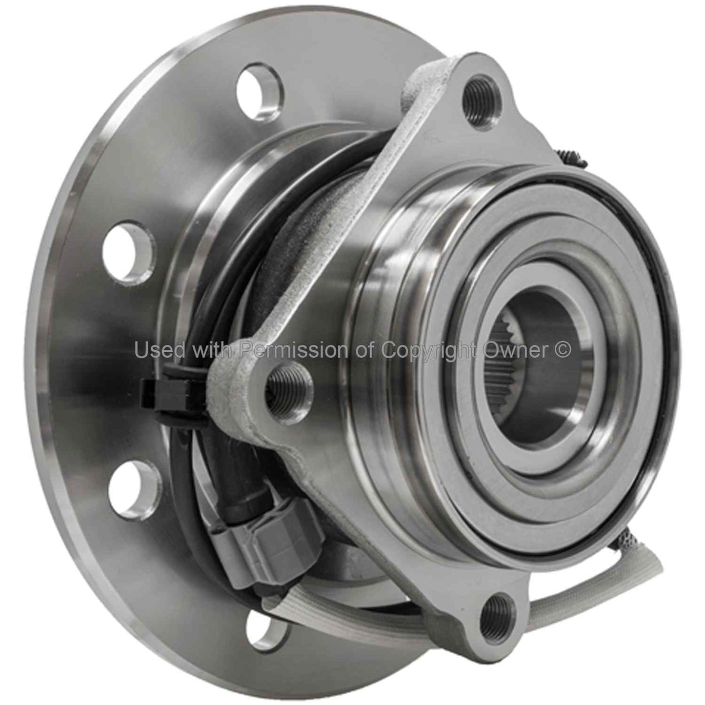 Back View of Front Wheel Bearing and Hub Assembly MPA WH515041