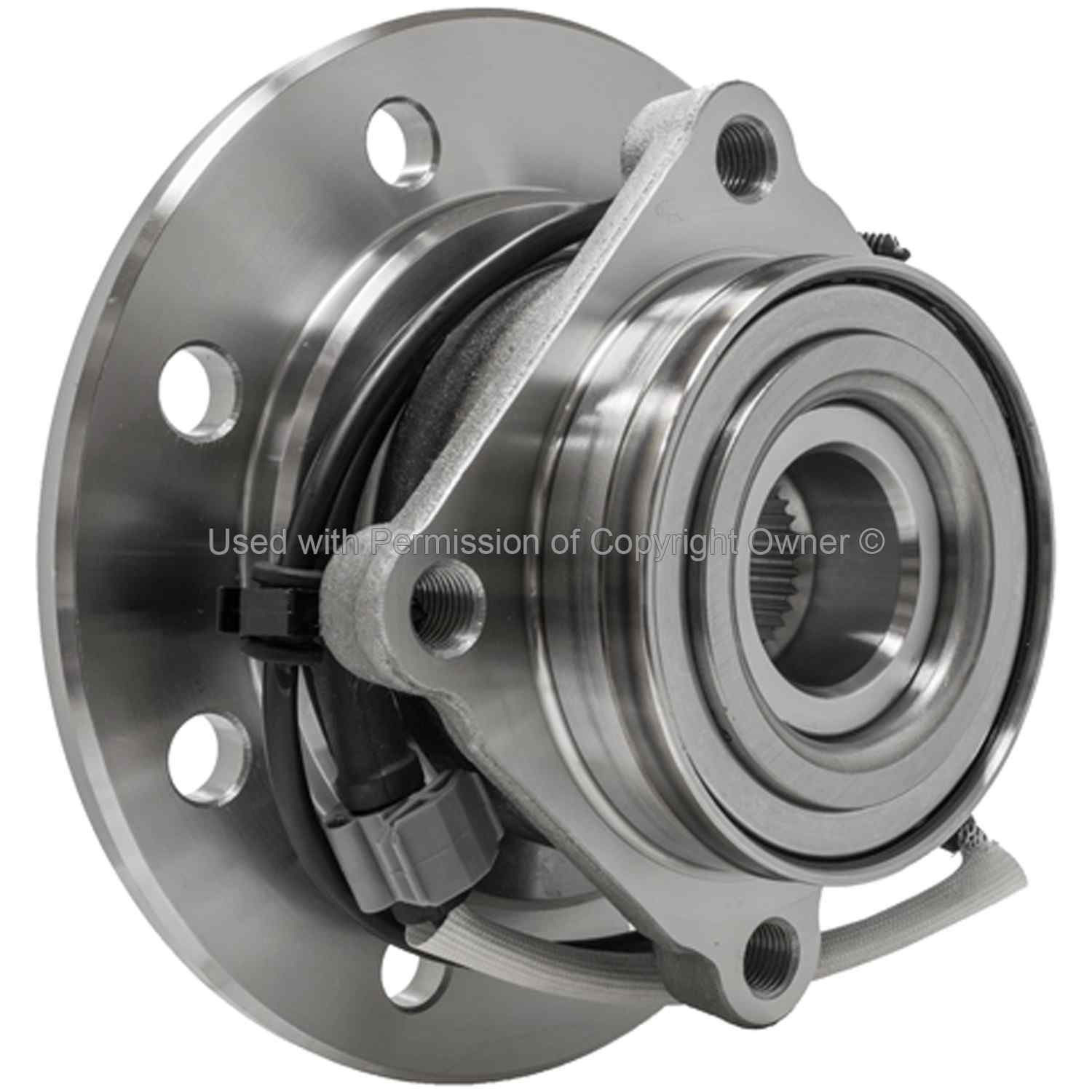 Back View of Front Wheel Bearing and Hub Assembly MPA WH515041