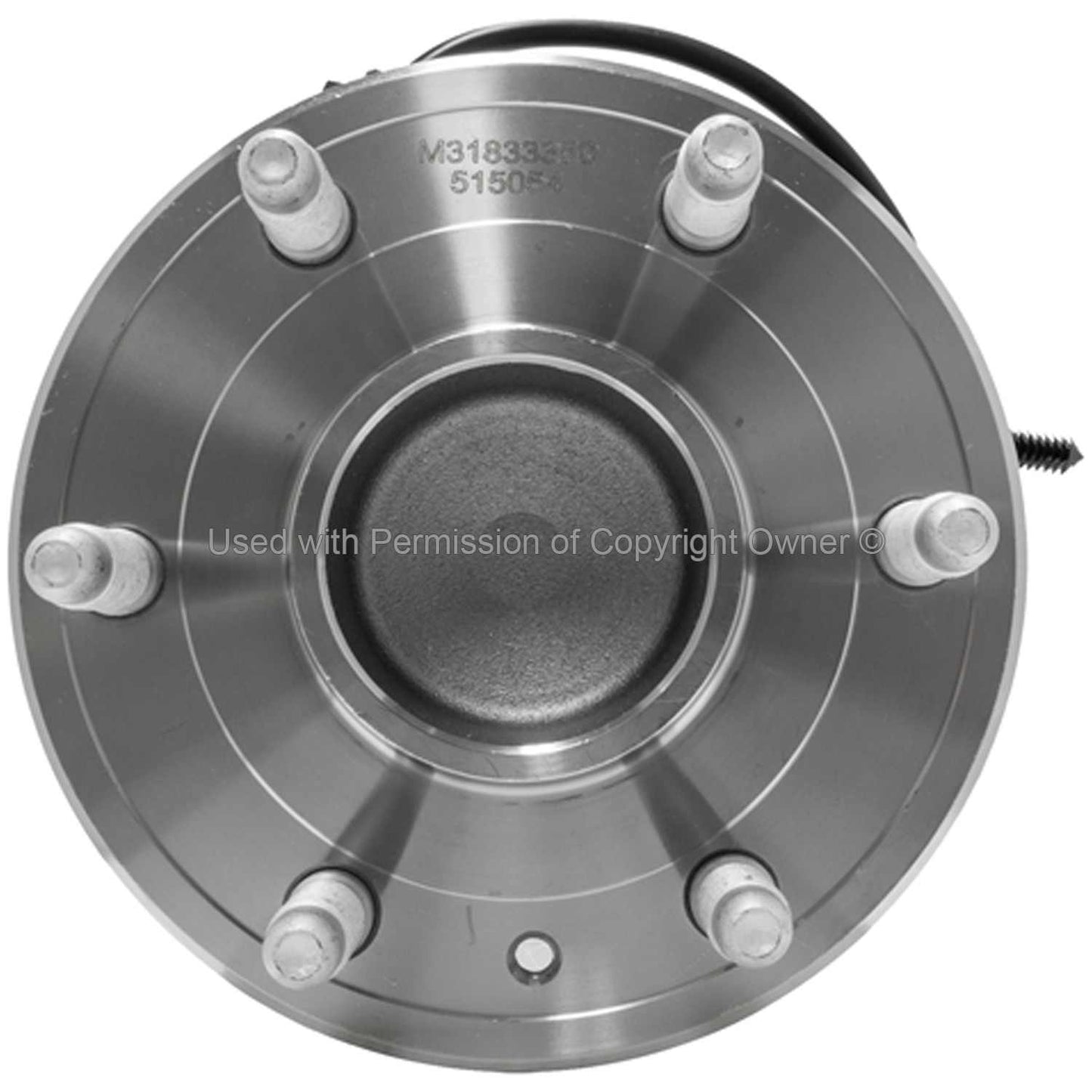 Front View of Front Wheel Bearing and Hub Assembly MPA WH515054