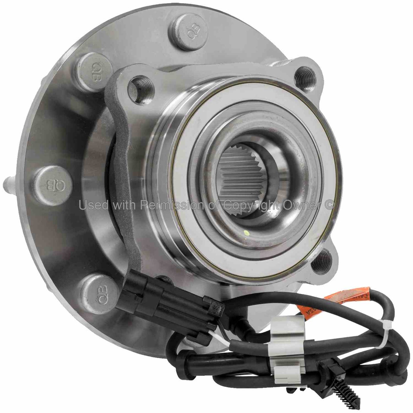 Back View of Front Wheel Bearing and Hub Assembly MPA WH515058HD