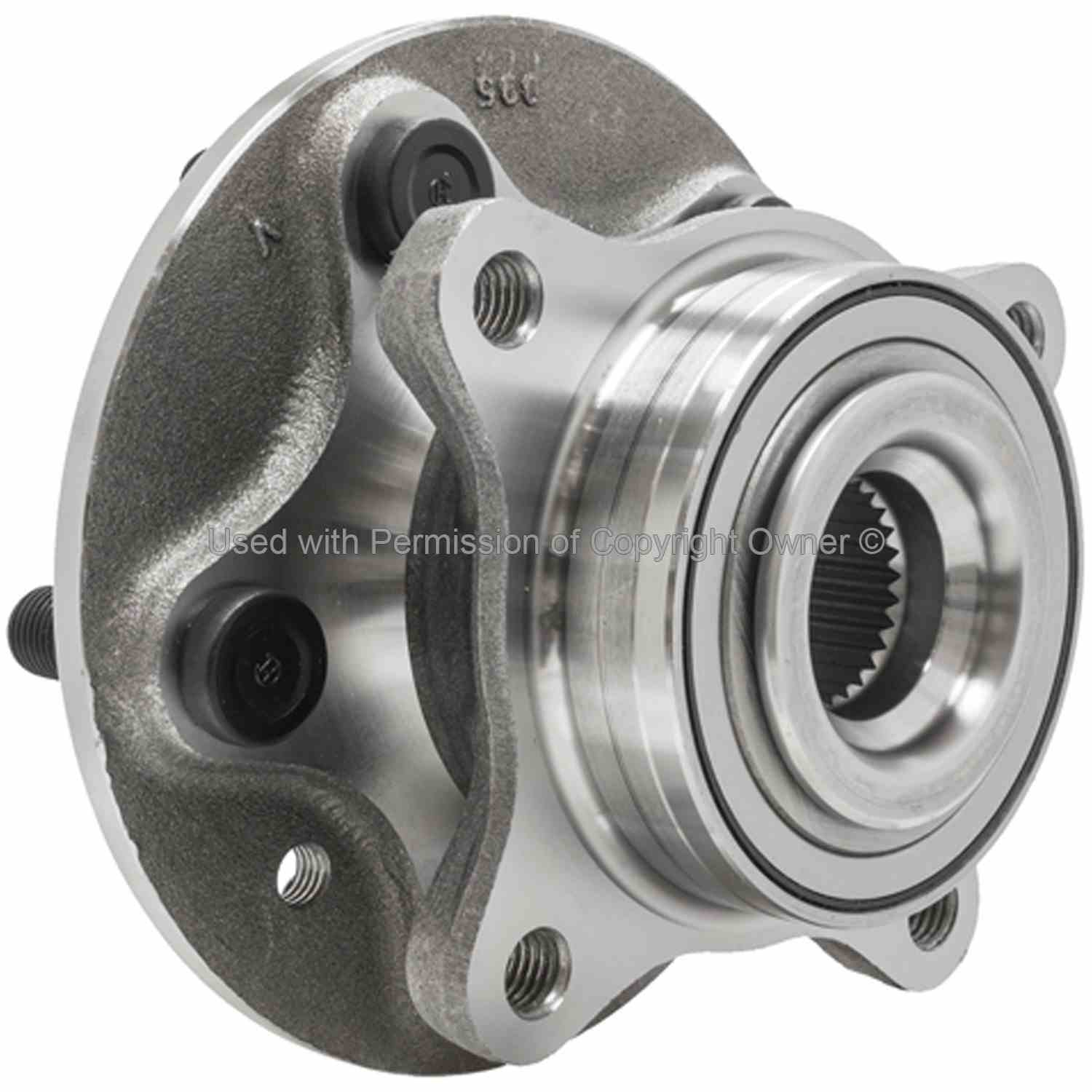 Back View of Front Wheel Bearing and Hub Assembly MPA WH515067