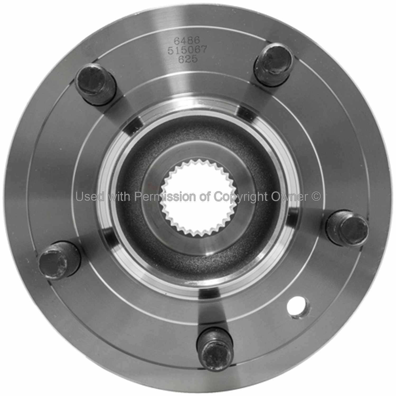 Front View of Front Wheel Bearing and Hub Assembly MPA WH515067