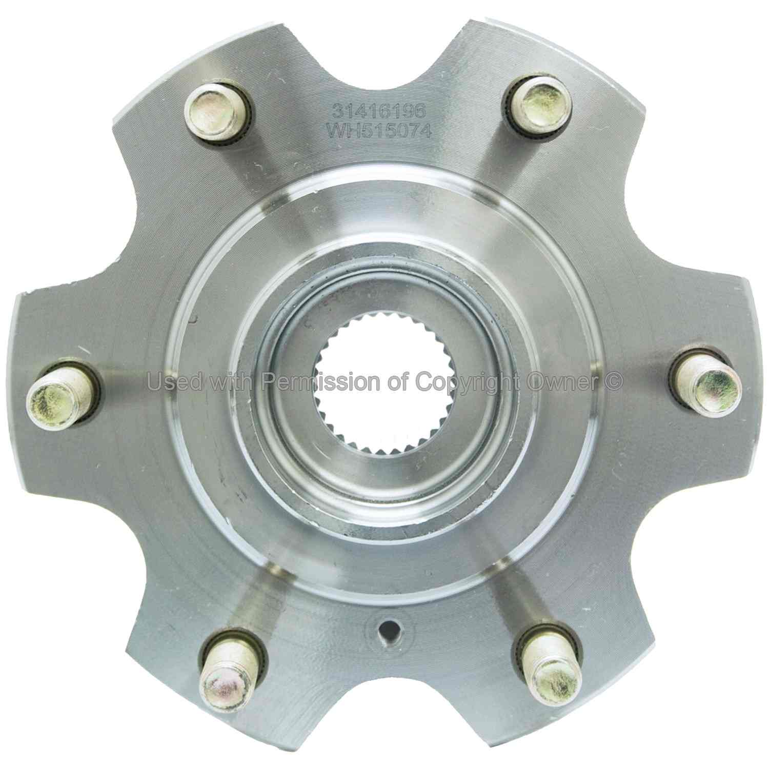 Front View of Front Wheel Bearing and Hub Assembly MPA WH515074