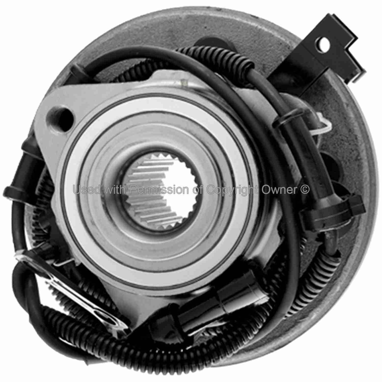 Back View of Front Wheel Bearing and Hub Assembly MPA WH515078