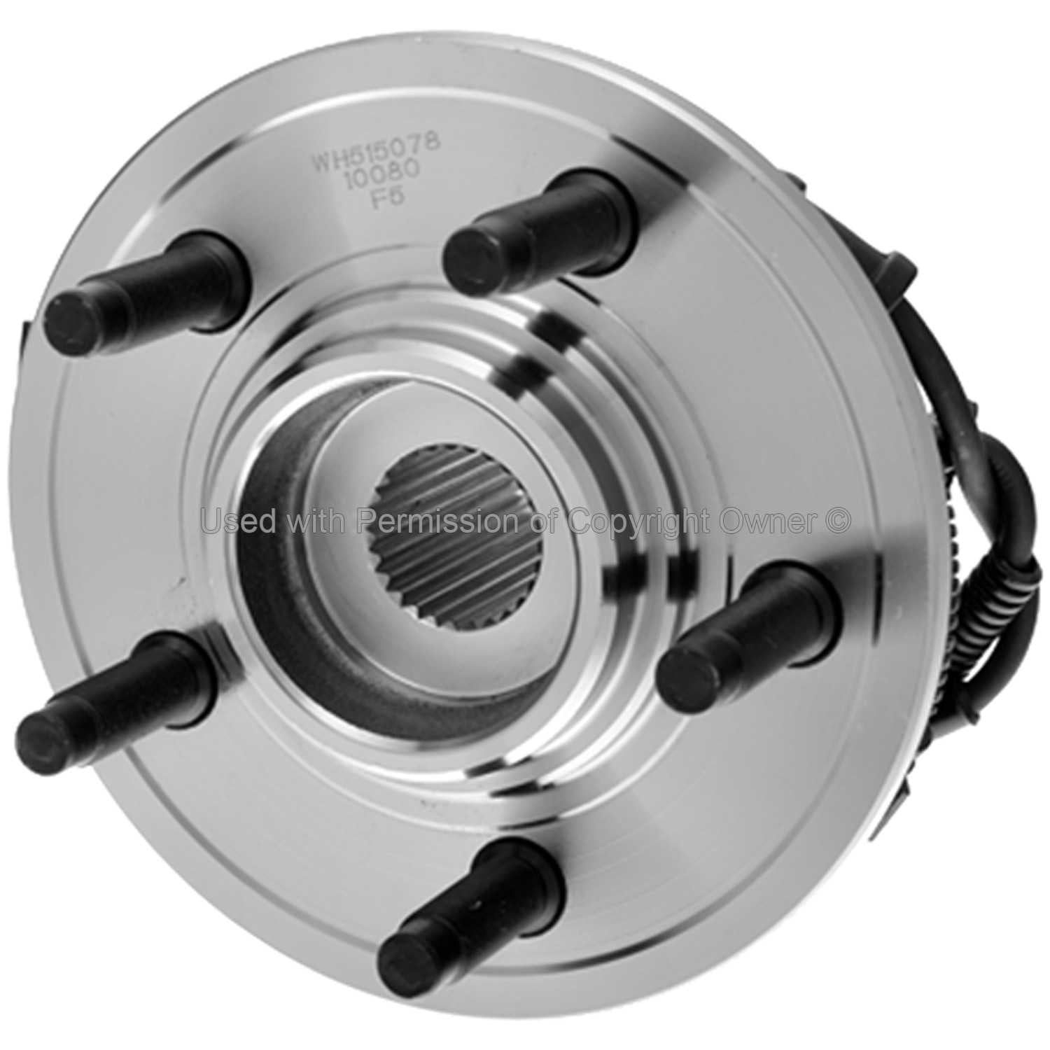 Front View of Front Wheel Bearing and Hub Assembly MPA WH515078