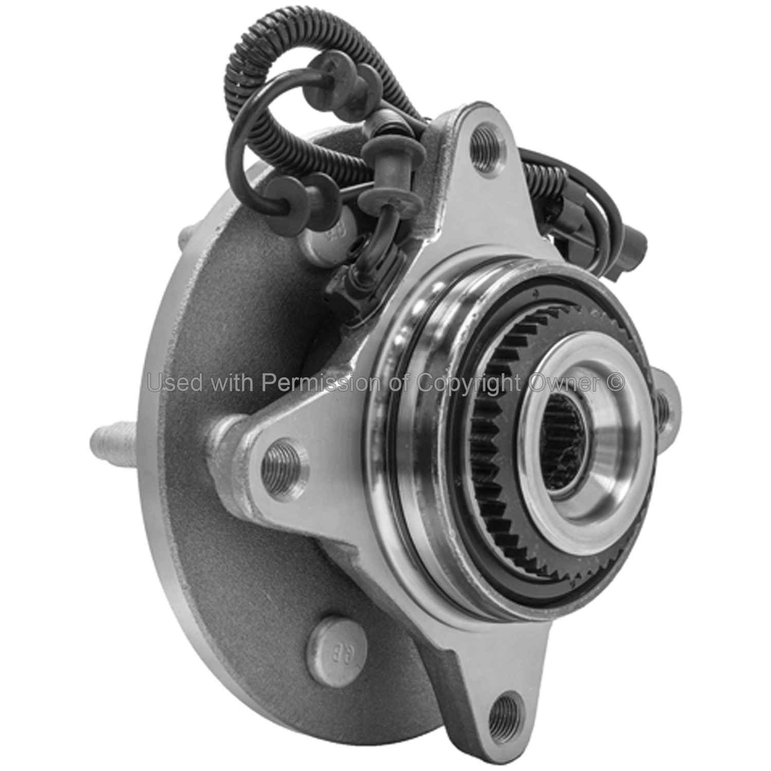 Back View of Front Wheel Bearing and Hub Assembly MPA WH515079