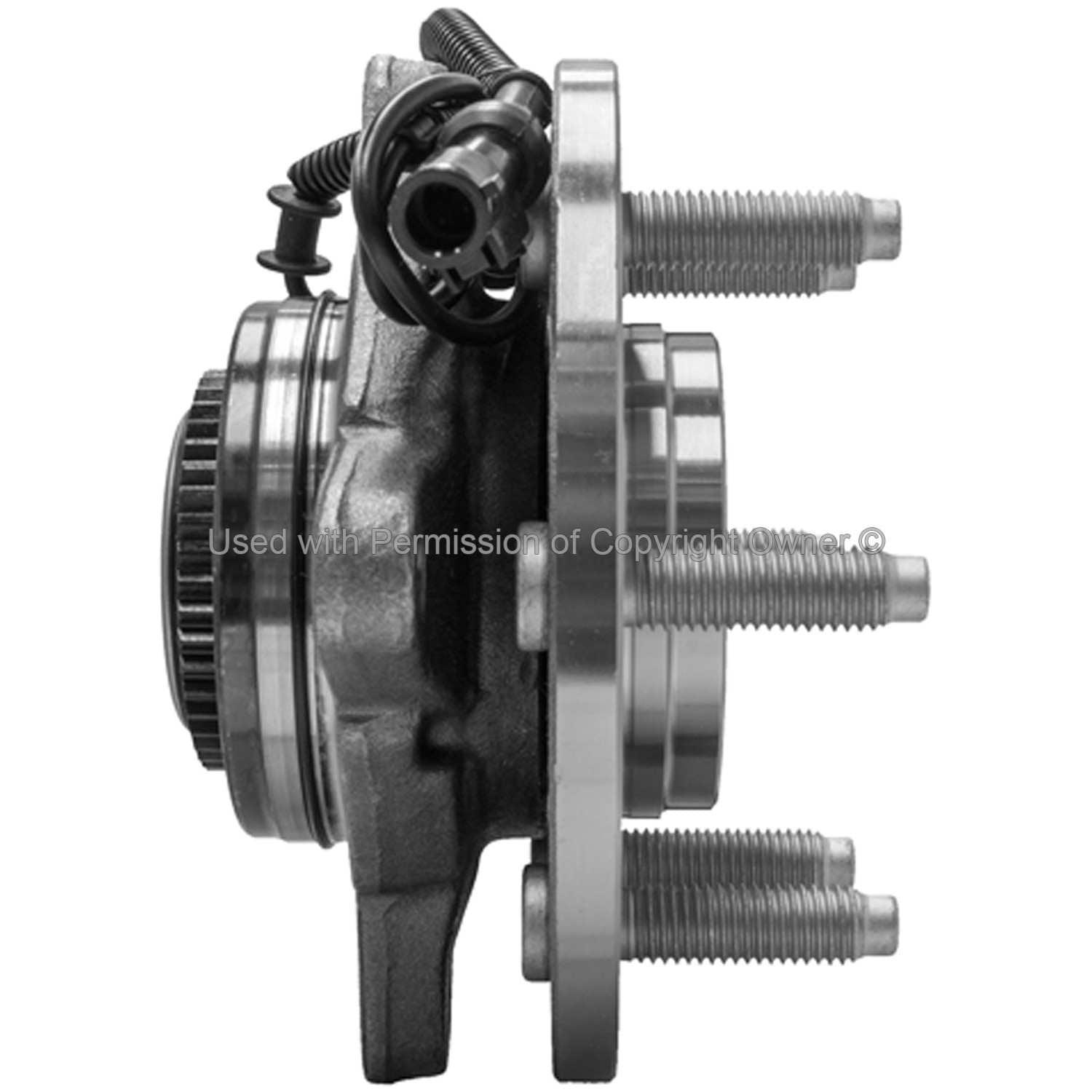 Side View of Front Wheel Bearing and Hub Assembly MPA WH515079