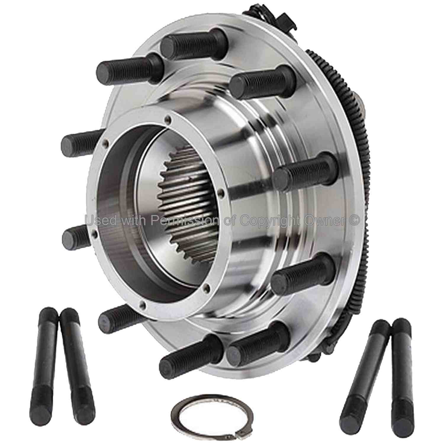 Front View of Front Wheel Bearing and Hub Assembly MPA WH515083