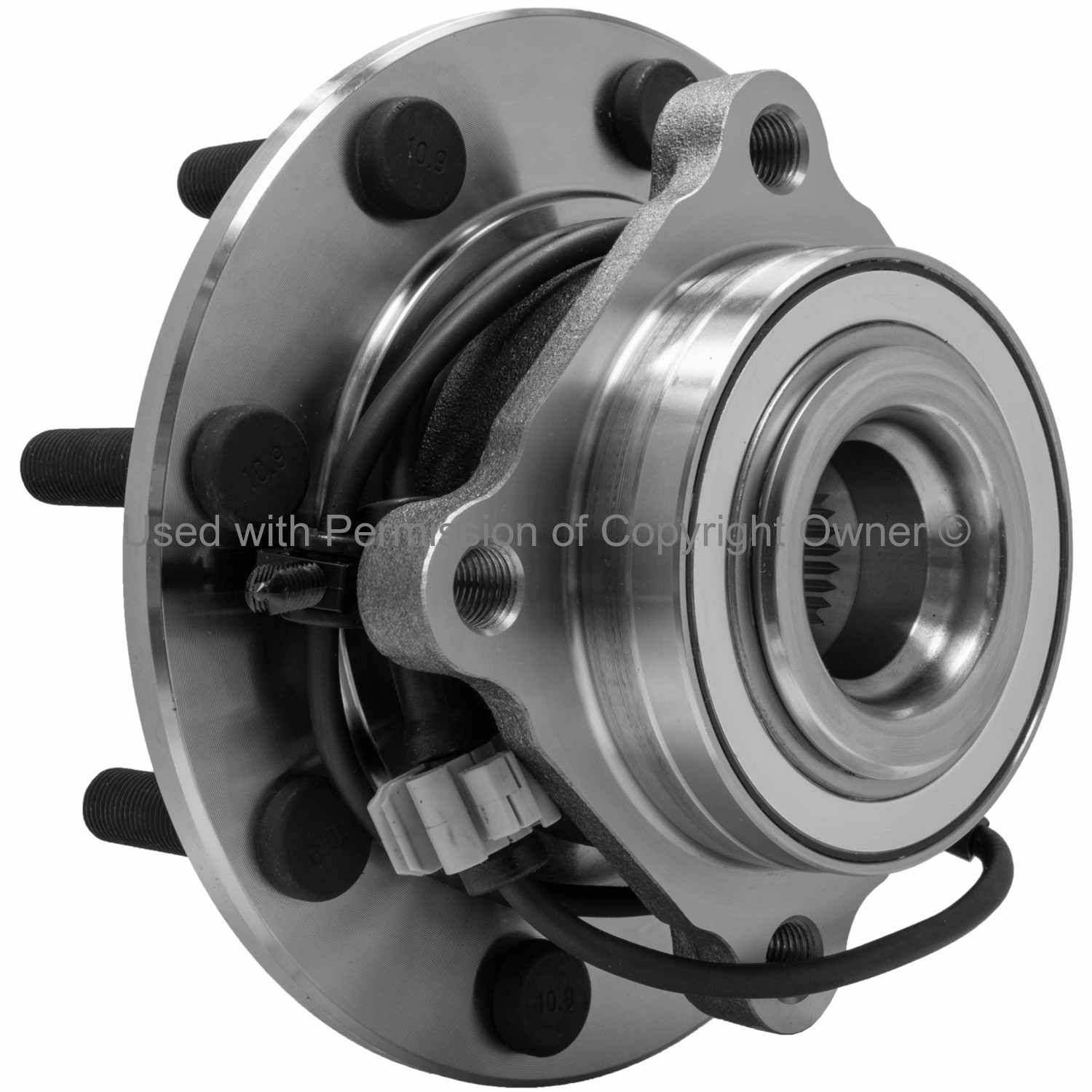 Back View of Front Wheel Bearing and Hub Assembly MPA WH515087