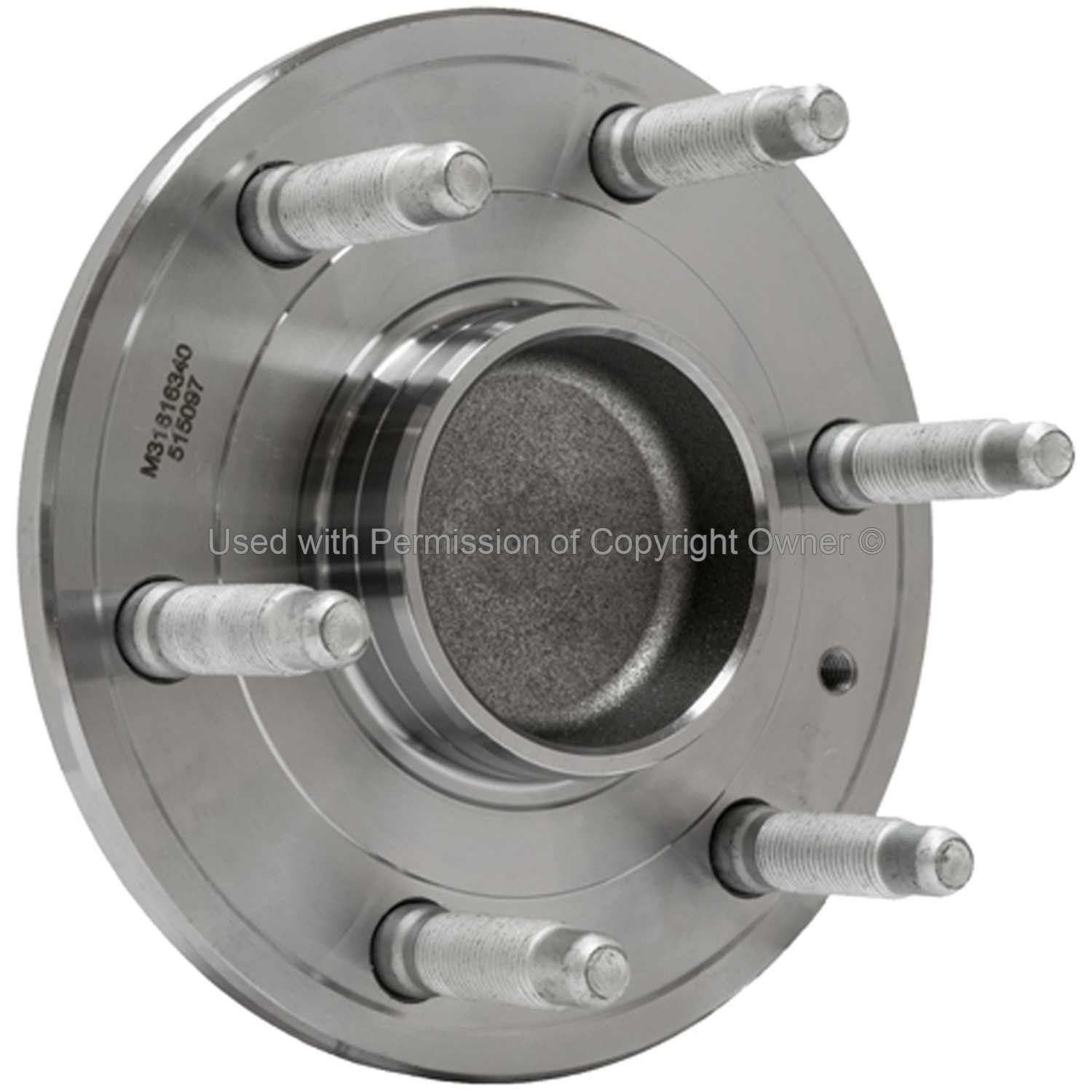 Angle View of Front Wheel Bearing and Hub Assembly MPA WH515097