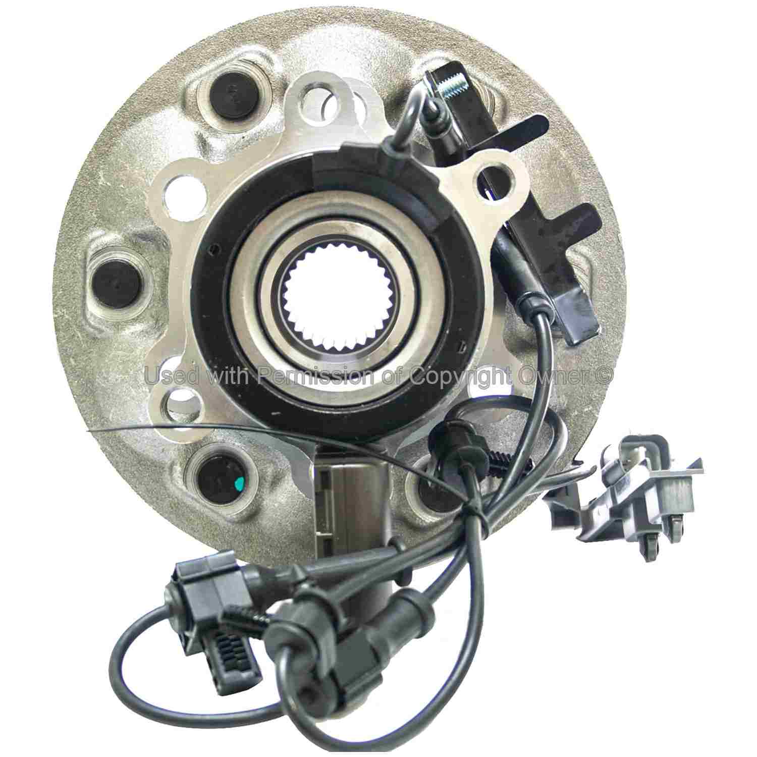 Back View of Front Left Wheel Bearing and Hub Assembly MPA WH515110