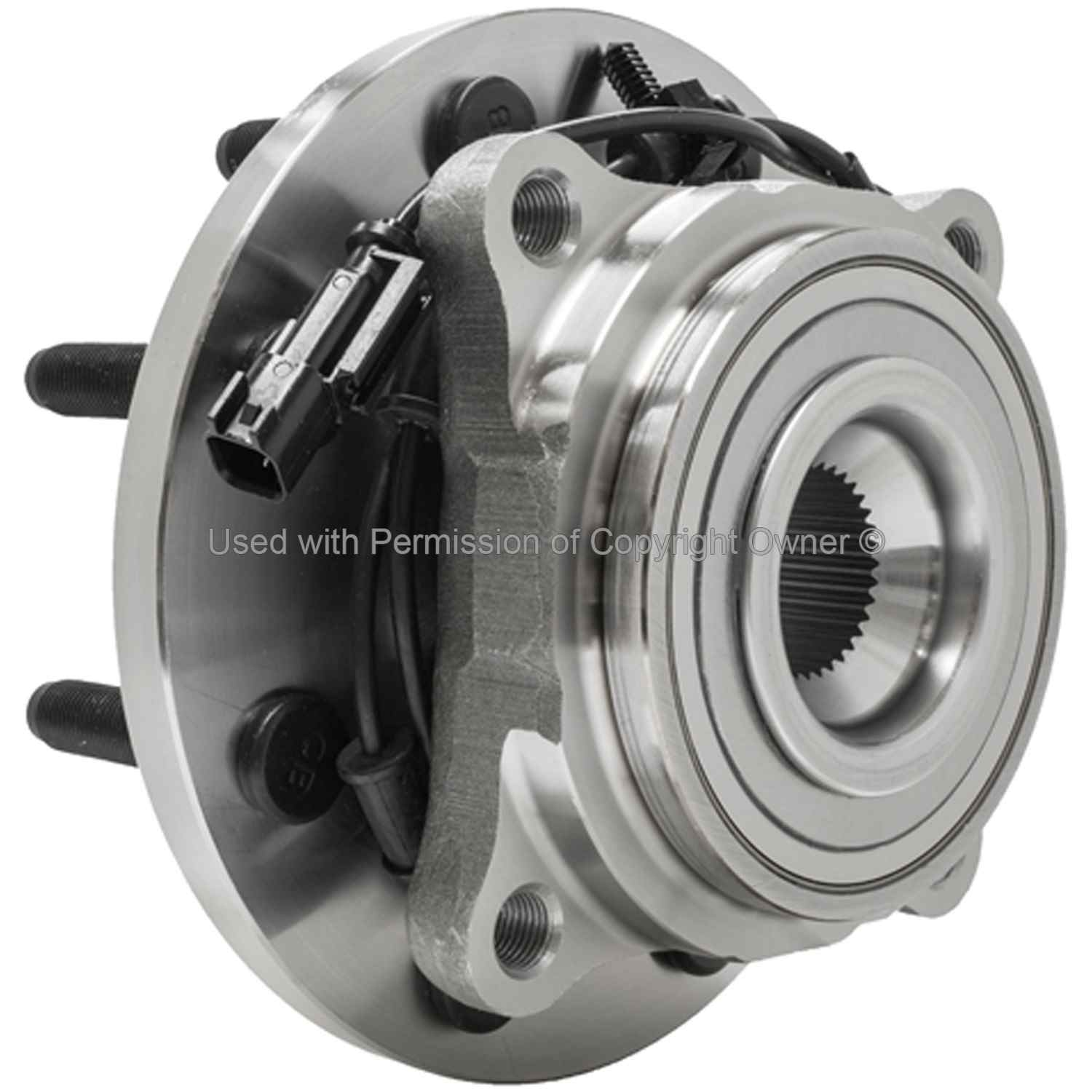 Back View of Front Wheel Bearing and Hub Assembly MPA WH515122