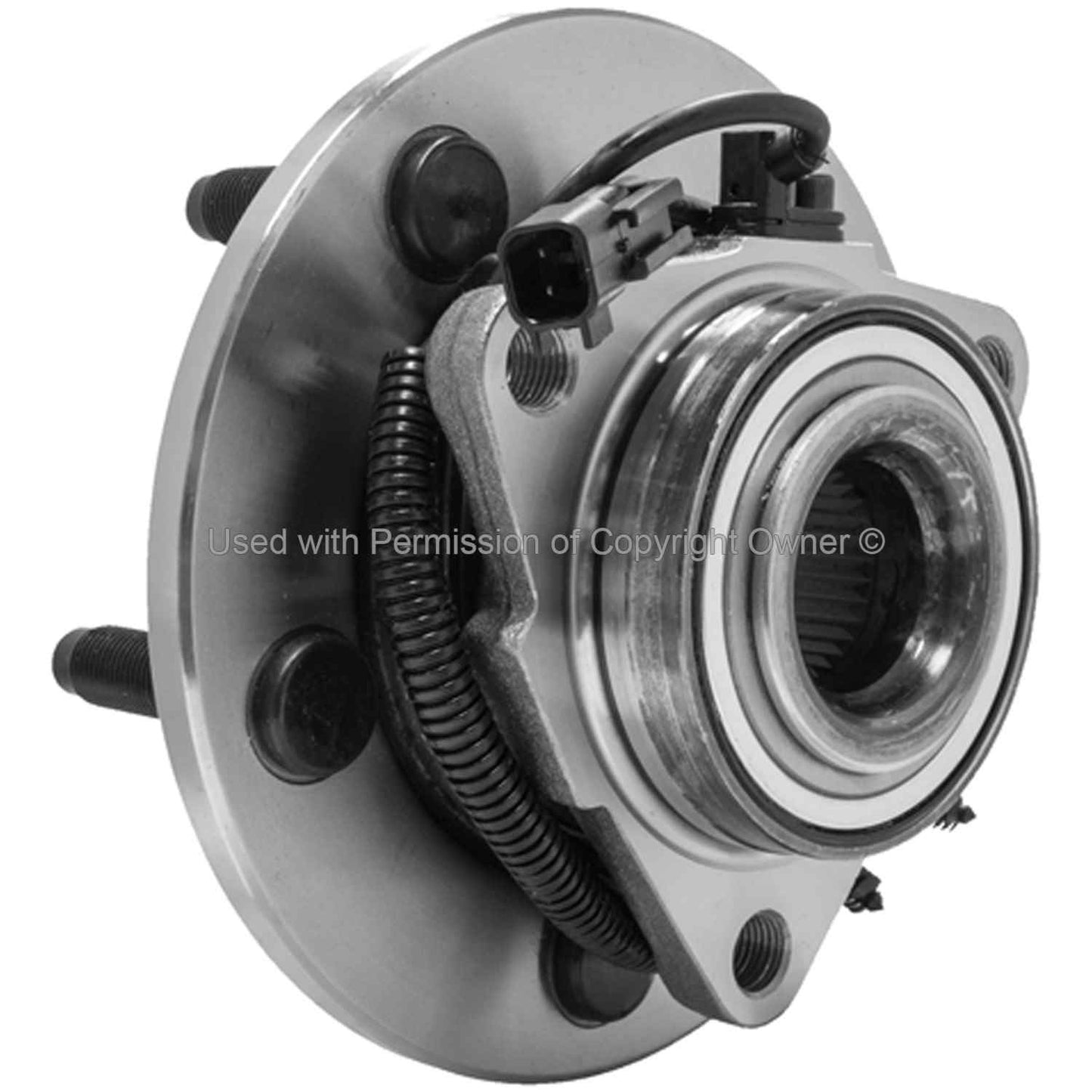 Back View of Front Wheel Bearing and Hub Assembly MPA WH515126