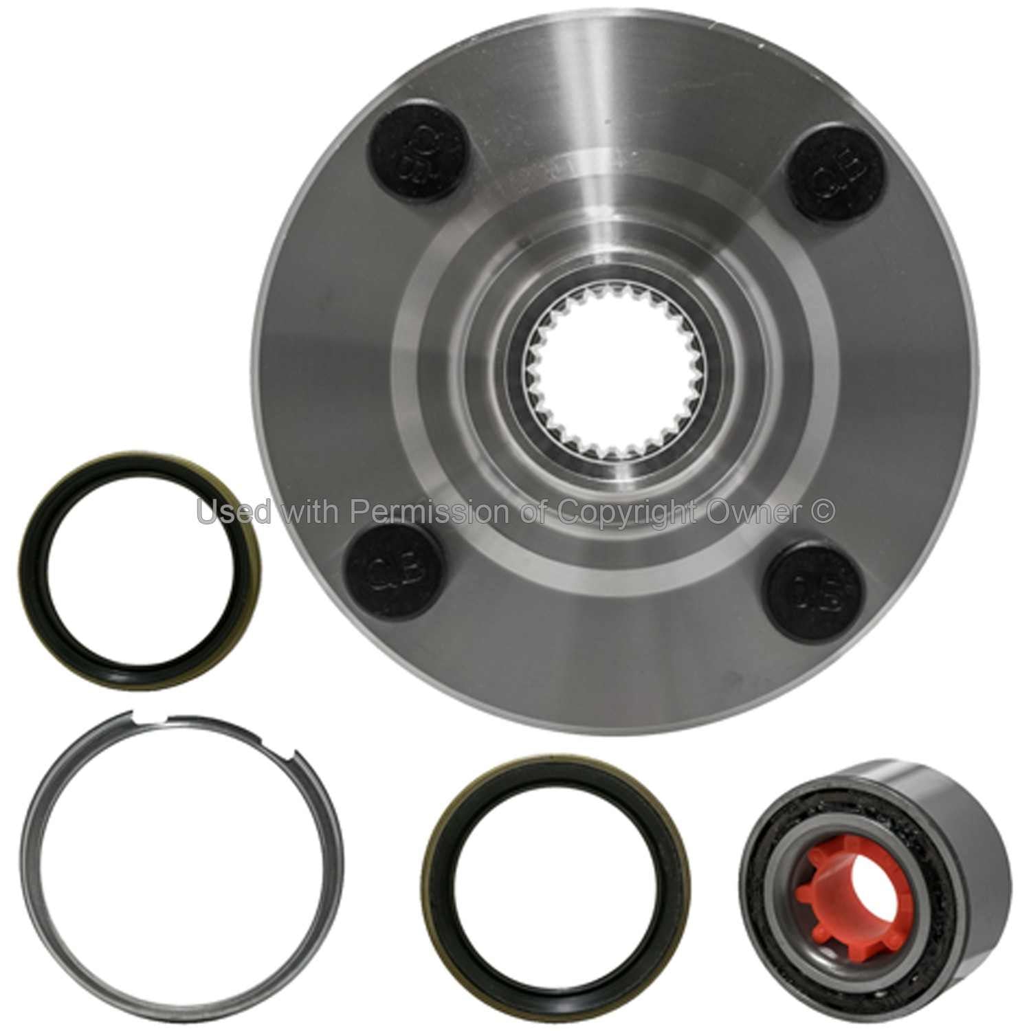 Back View of Front Wheel Hub Repair Kit MPA WH518507