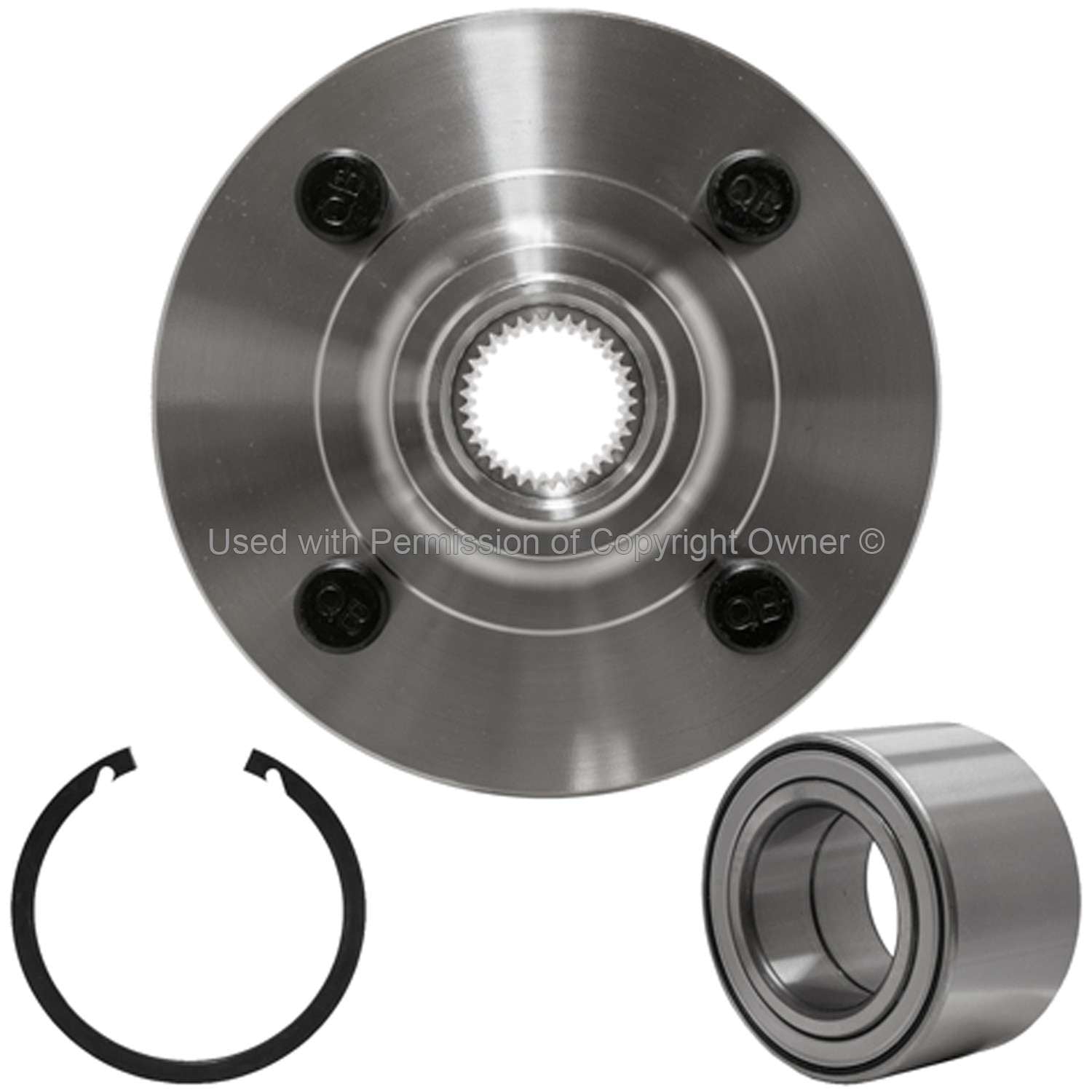 Back View of Front Wheel Hub Repair Kit MPA WH518514