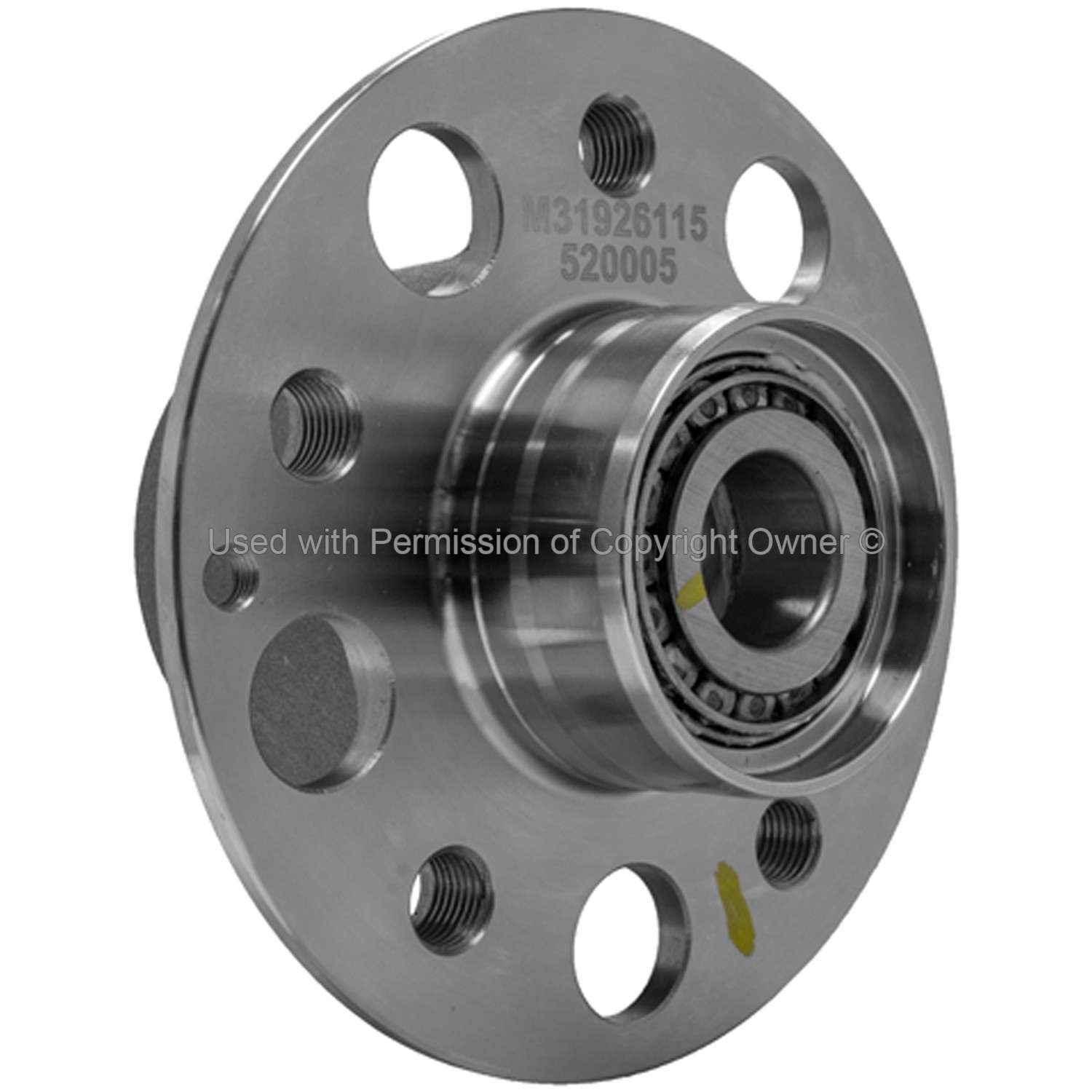 Angle View of Front Wheel Bearing and Hub Assembly MPA WH520005