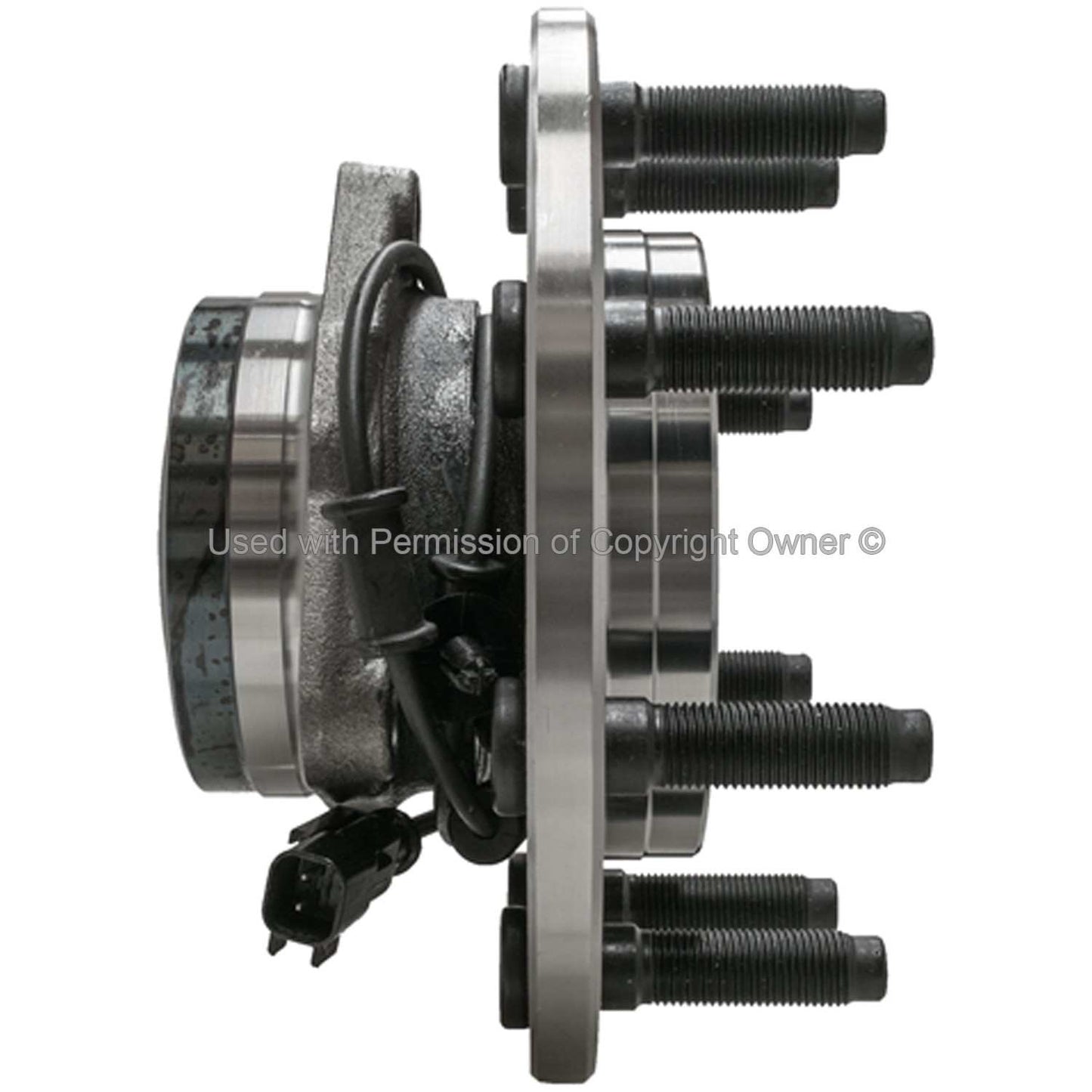 Side View of Front Wheel Bearing and Hub Assembly MPA WH550104