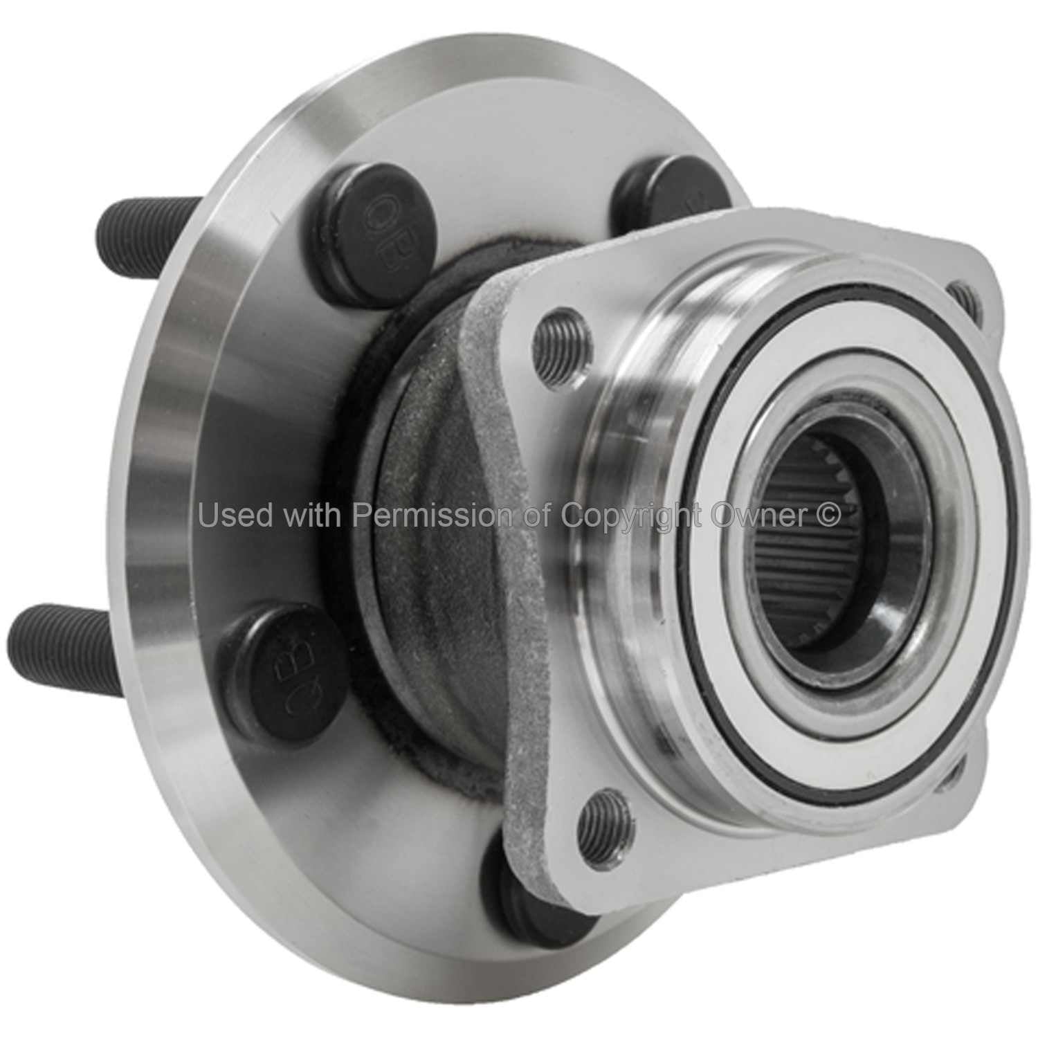 Back View of Rear Wheel Bearing and Hub Assembly MPA WH590002