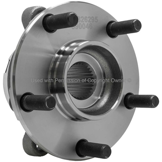 Angle View of Front Wheel Bearing and Hub Assembly MPA WH590046