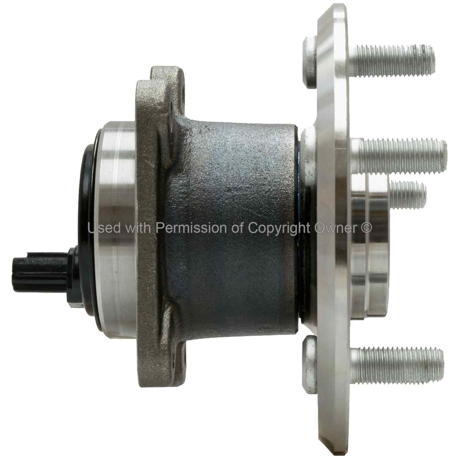 Side View of Rear Right Wheel Bearing and Hub Assembly MPA WH590424