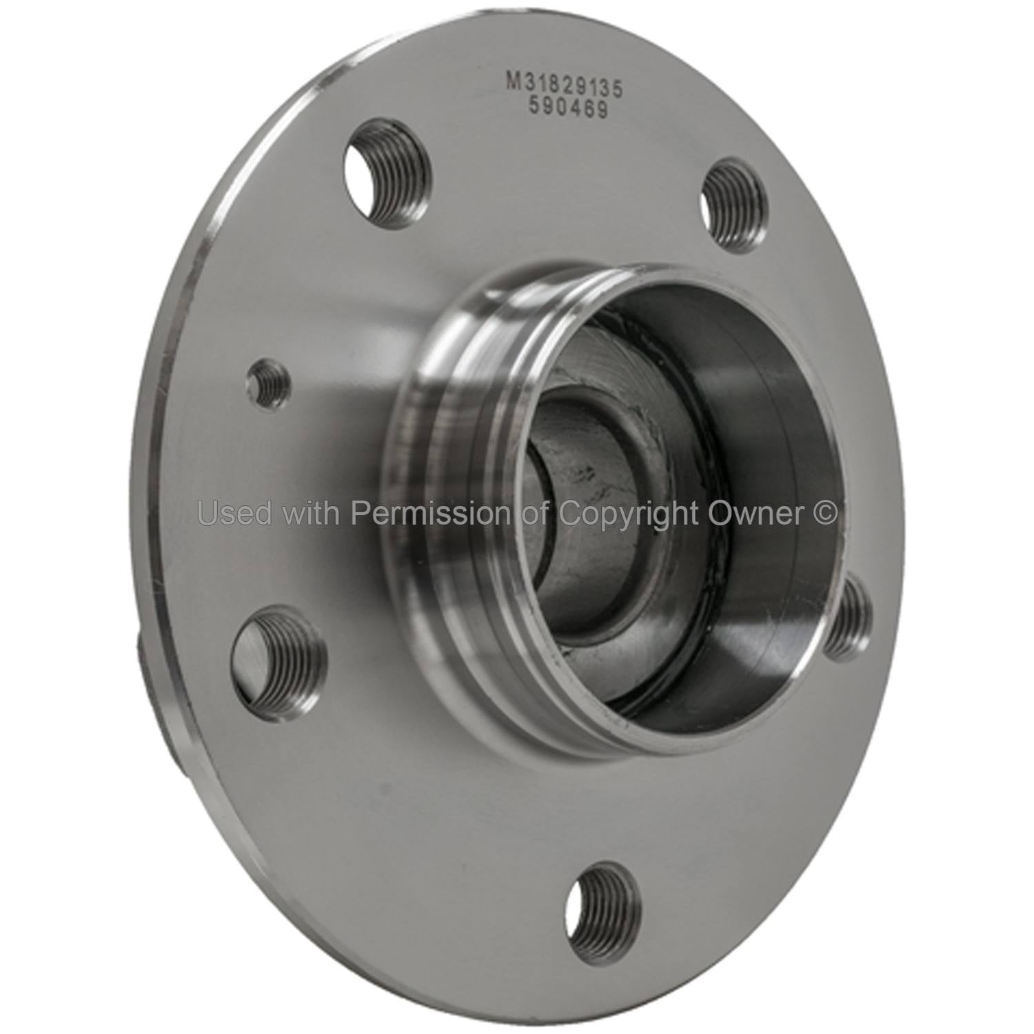 Angle View of Rear Wheel Bearing and Hub Assembly MPA WH590469