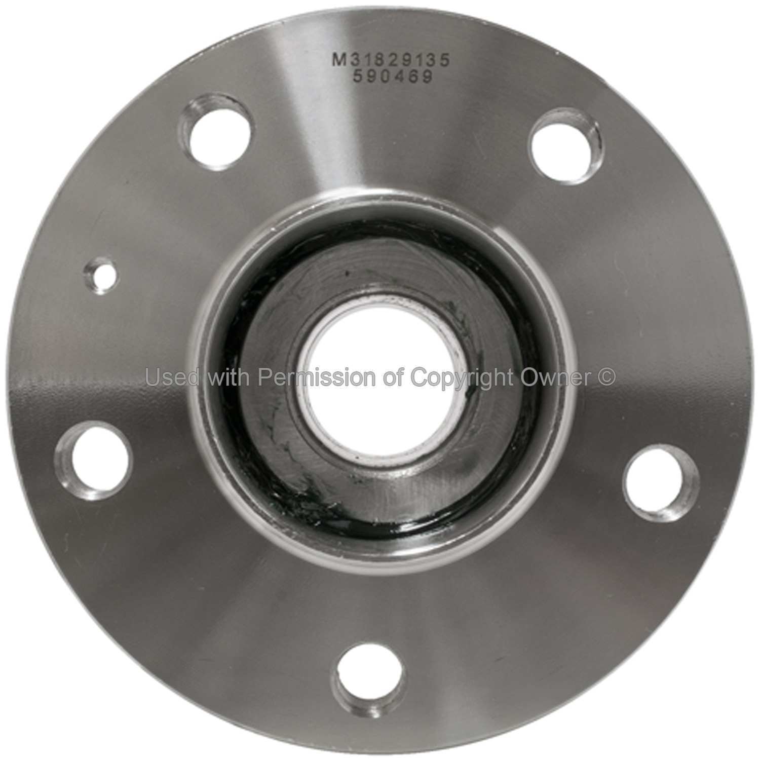 Front View of Rear Wheel Bearing and Hub Assembly MPA WH590469