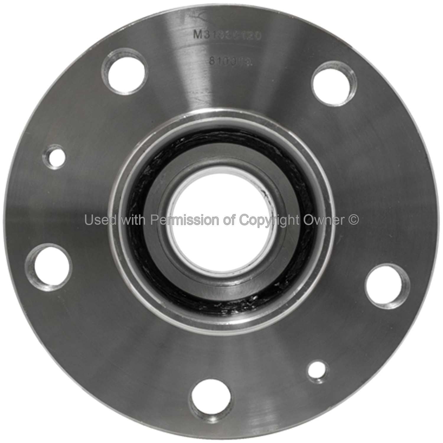 Front View of Rear Wheel Bearing and Hub Assembly MPA WH590720