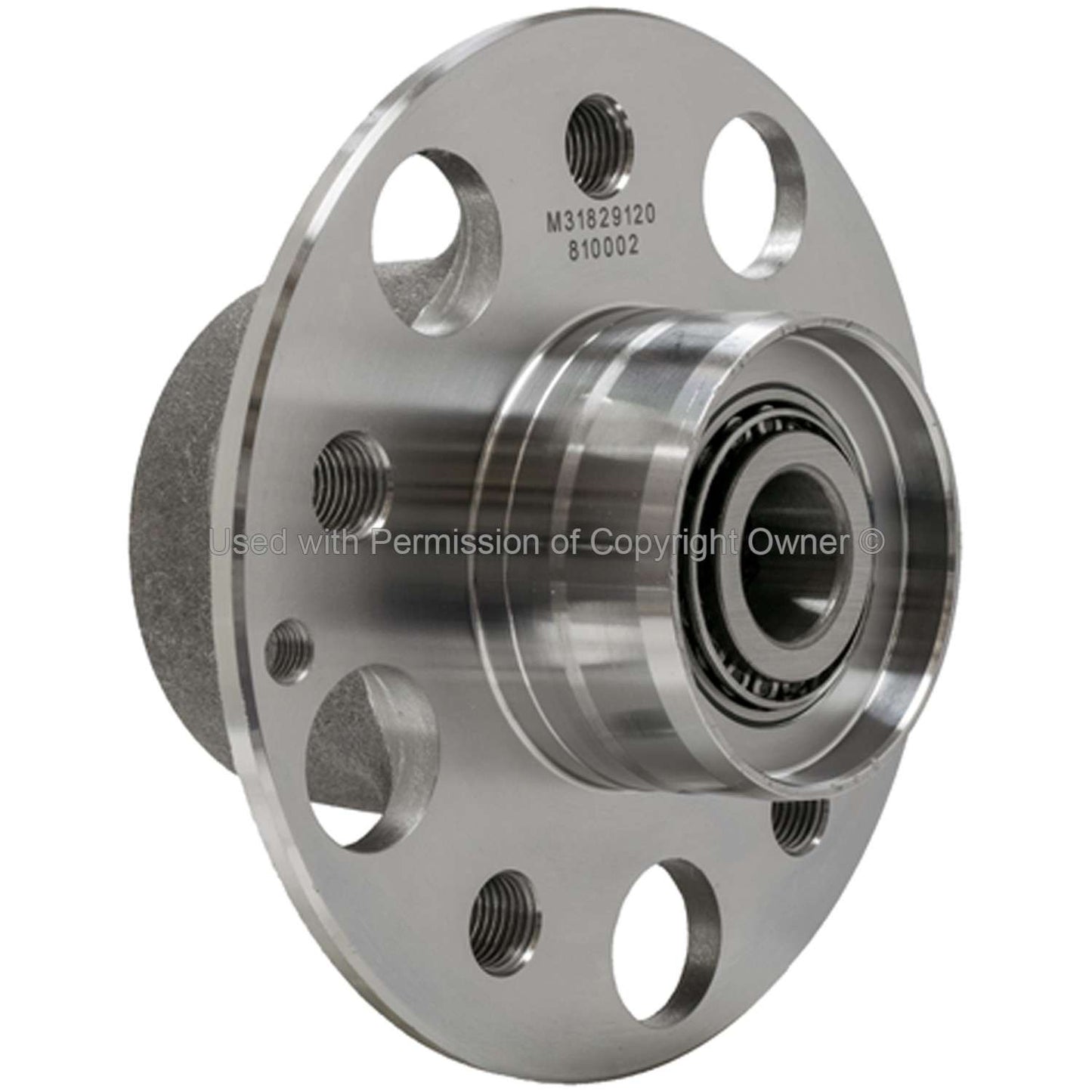 Angle View of Front Wheel Bearing and Hub Assembly MPA WH810002