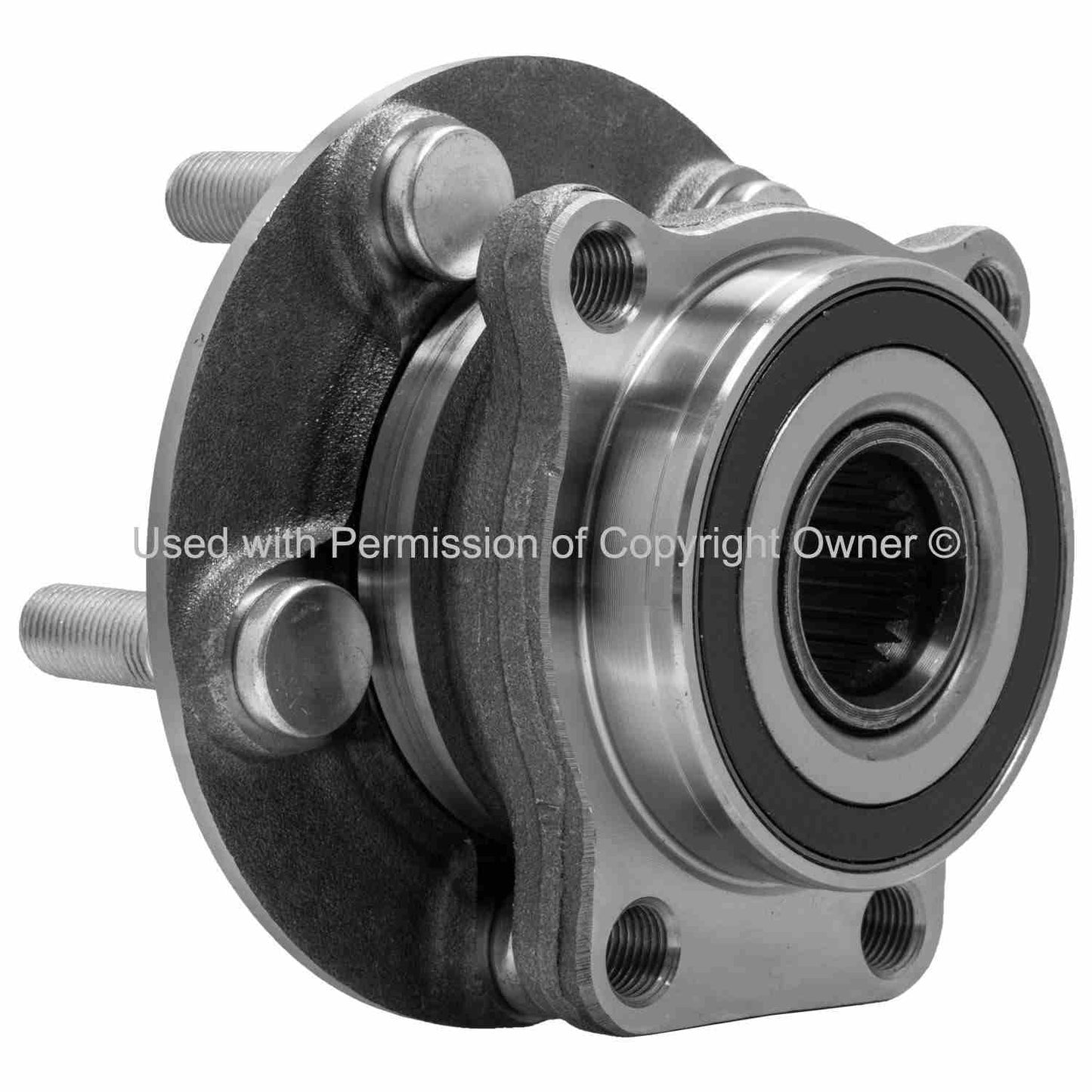 Back View of Front Wheel Bearing and Hub Assembly MPA WH810022