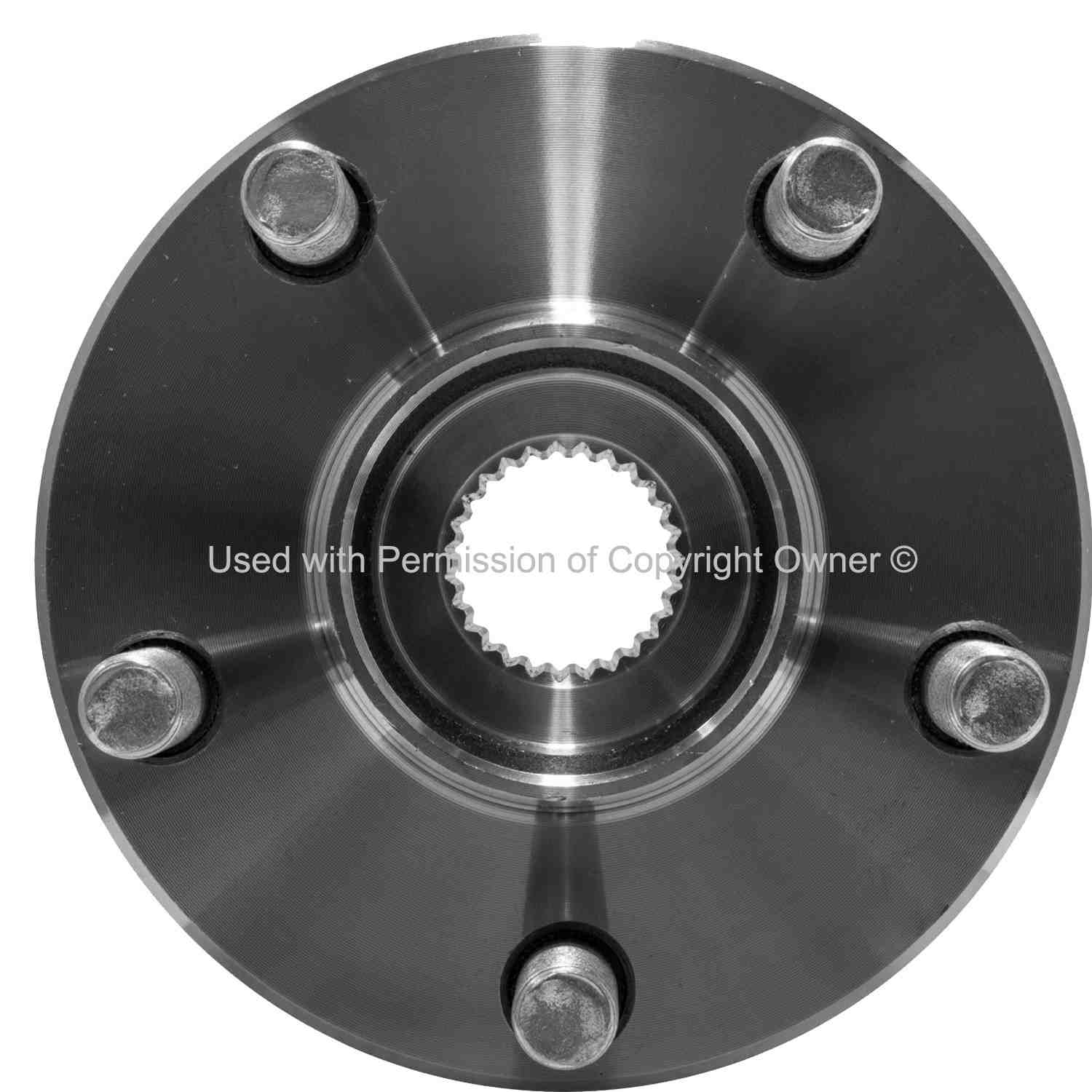 Front View of Front Wheel Bearing and Hub Assembly MPA WH810022