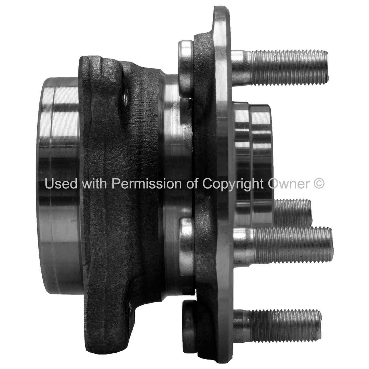 Side View of Front Wheel Bearing and Hub Assembly MPA WH810022