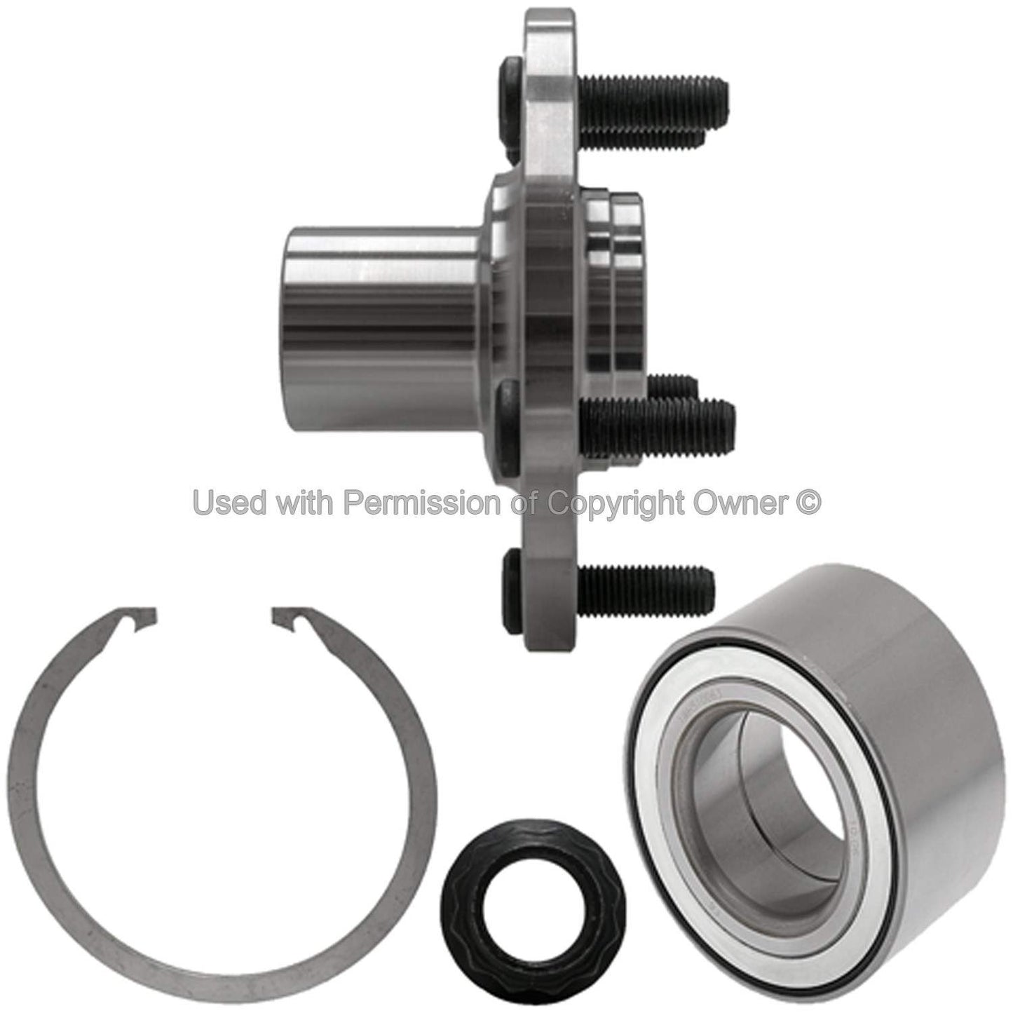 Side View of Front Wheel Hub Repair Kit MPA WH930400K