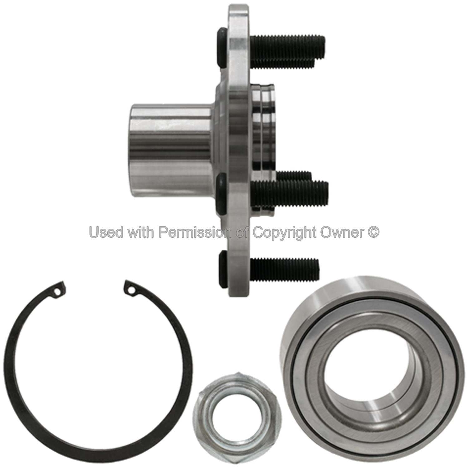 Side View of Front Wheel Hub Repair Kit MPA WH930580K