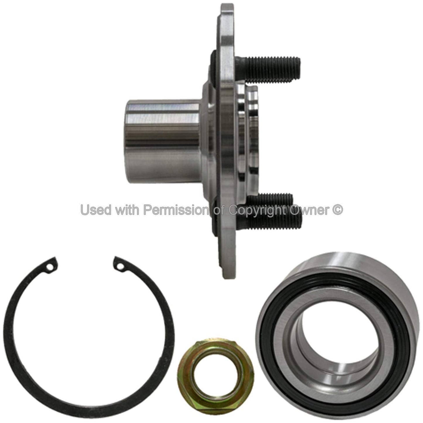 Side View of Front Wheel Hub Repair Kit MPA WH930588K